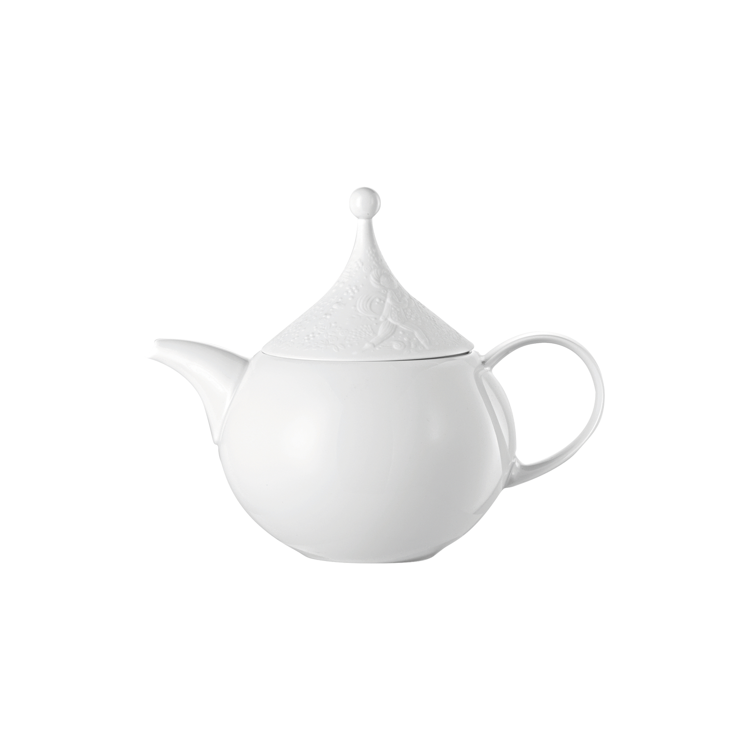 Rosenthal Zauberflöte Weiß Teekanne 6 Pers.