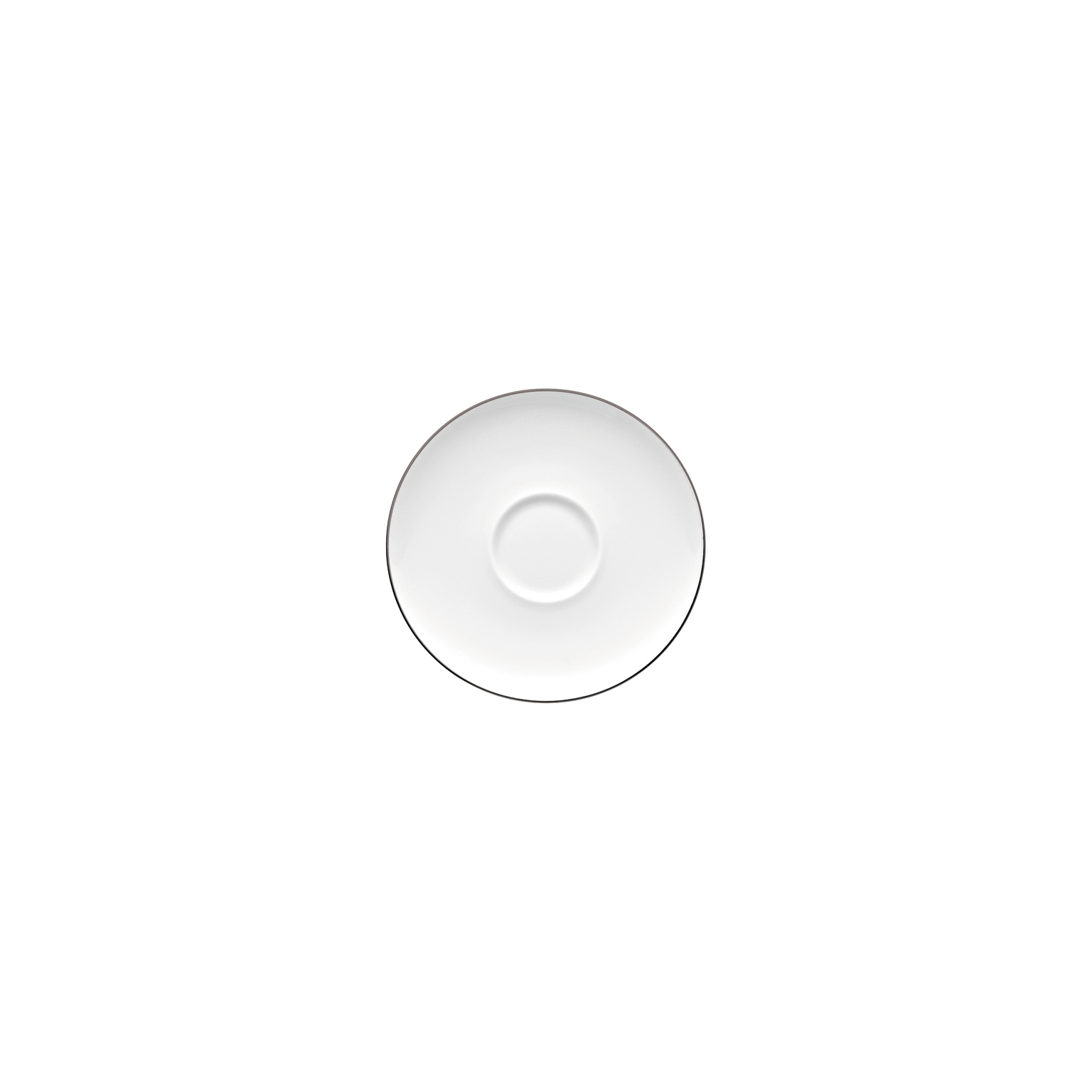 Rosenthal TAC Platin Espresso-Untertasse