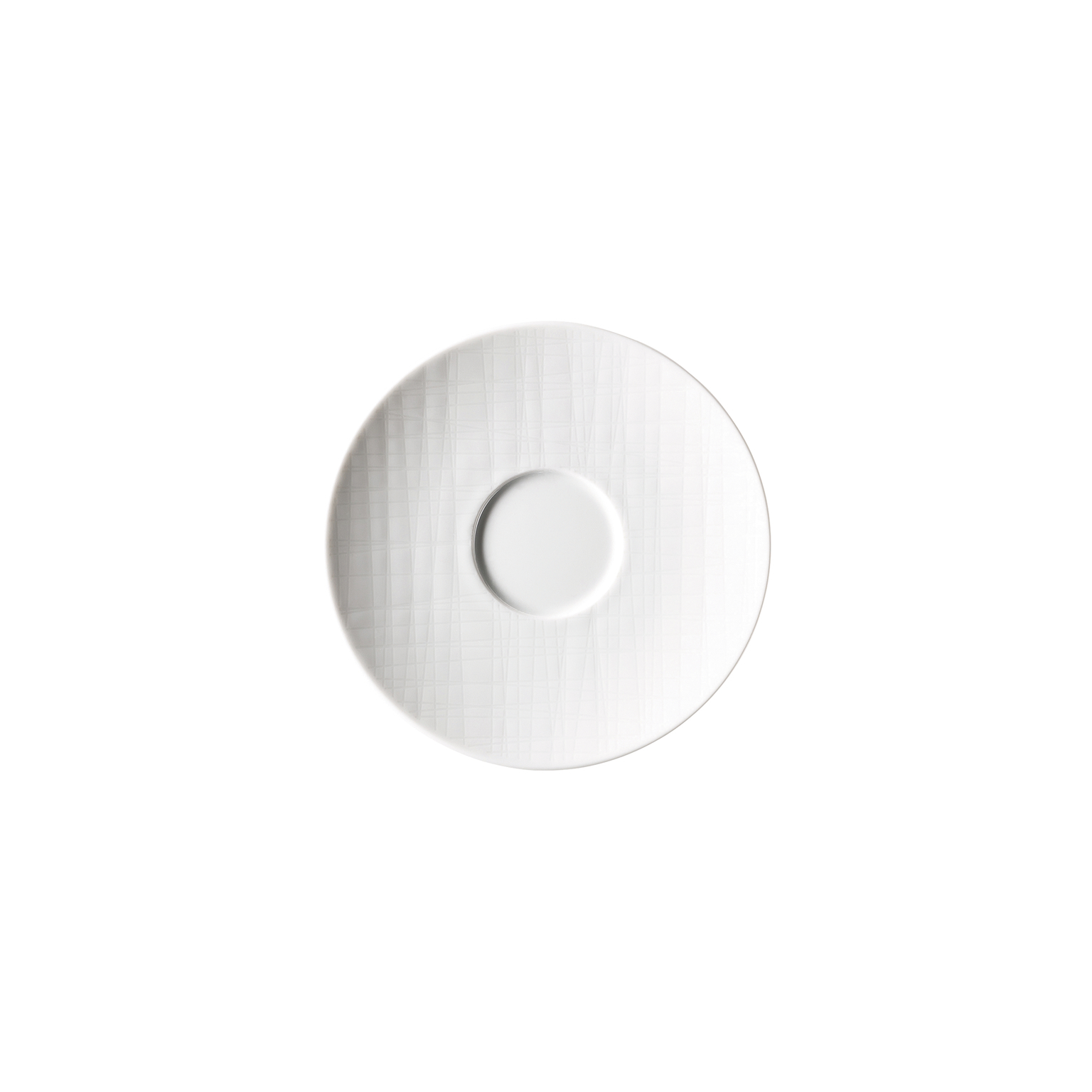 Rosenthal Weiss Kaffee-Untertasse 15 Cm Mesh Weiß - Image 2