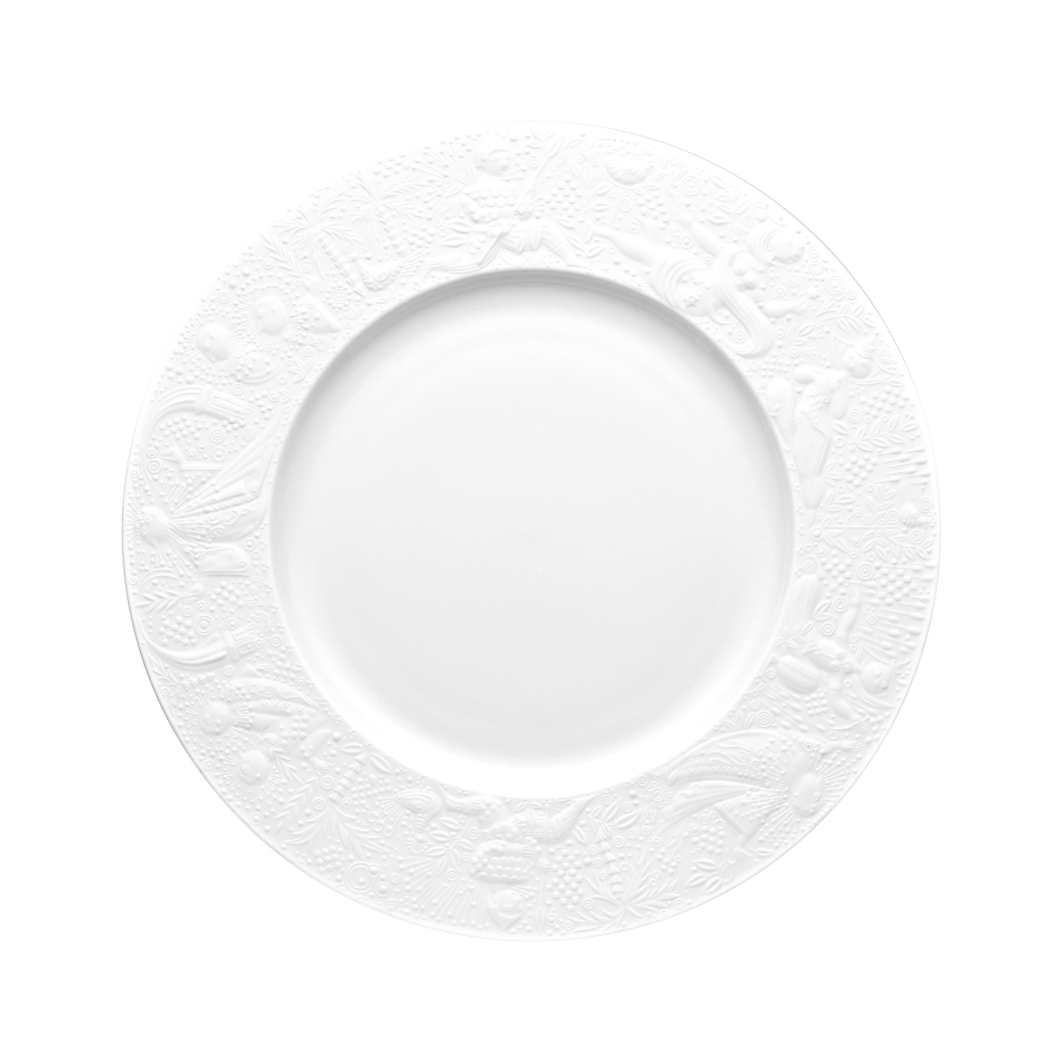 Rosenthal Zauberflöte Weiß Platzteller