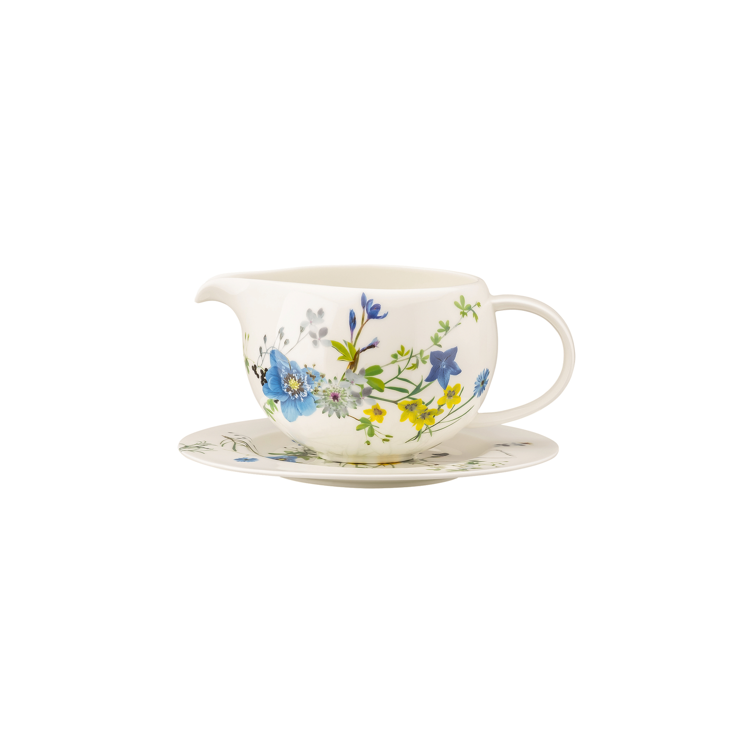 Rosenthal Brillance Bone China Fleurs des Alpes Sauciere 2-tlg.