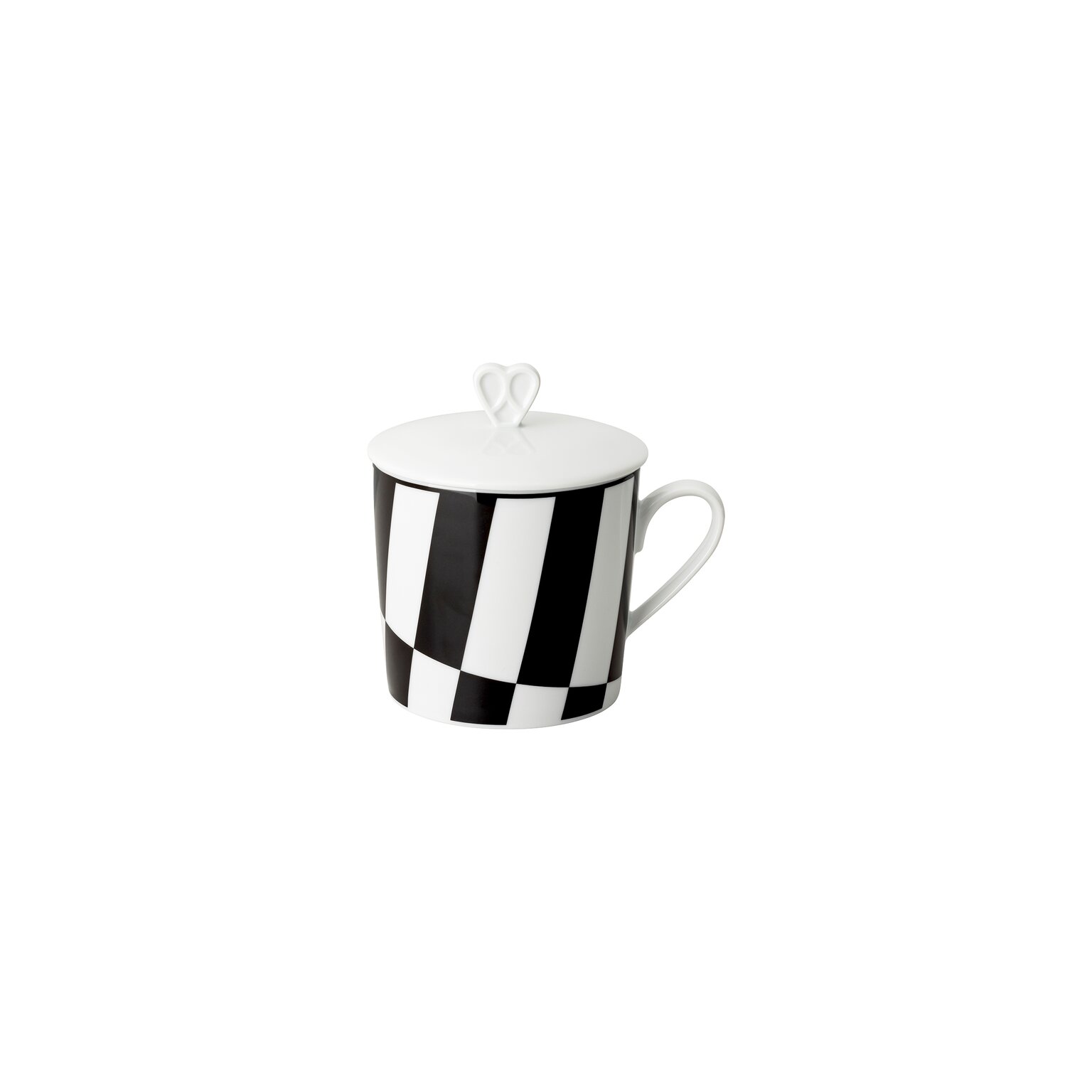 Rosenthal Home Monochrome Becher mit Henkel mit Deckel