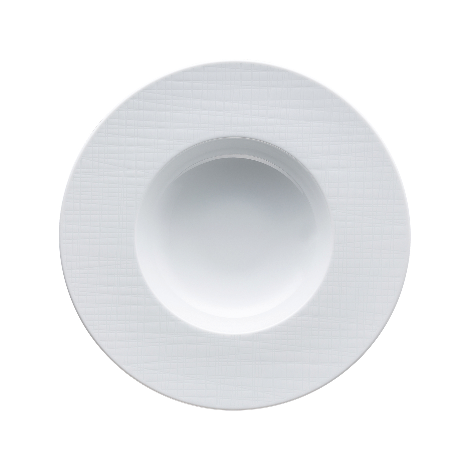 Rosenthal Mesh Weiß Fahnenteller 28 cm tief