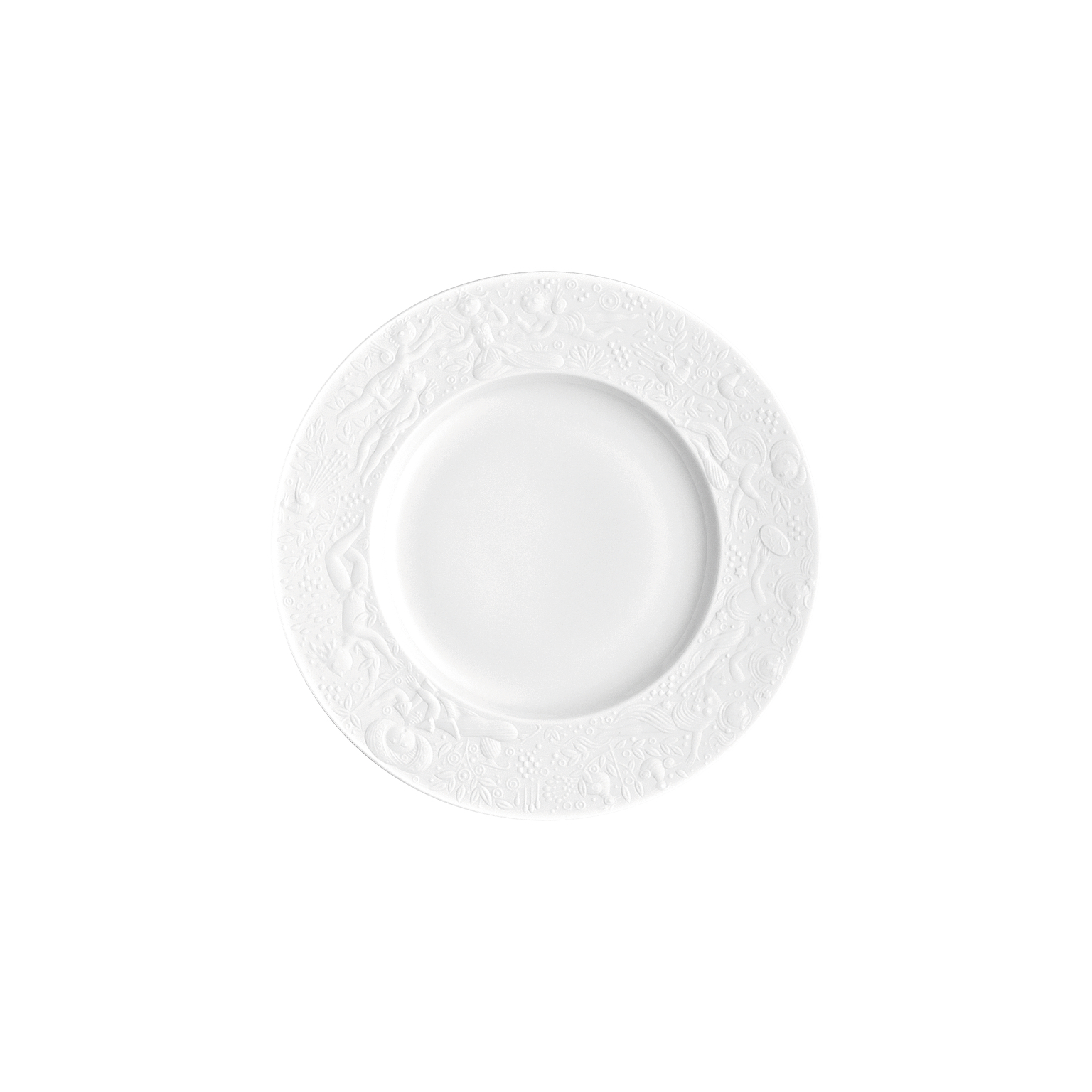 Rosenthal Zauberflöte Weiß Brotteller 19 cm
