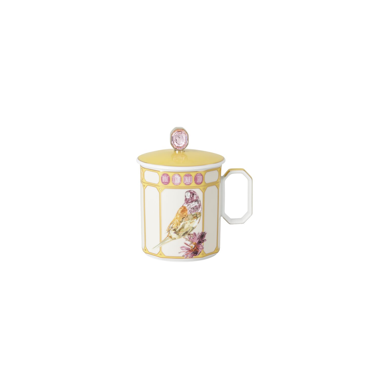 Swarovski x Rosenthal Swarovski IDYLLIA Becher mit Henkel mit Deckel