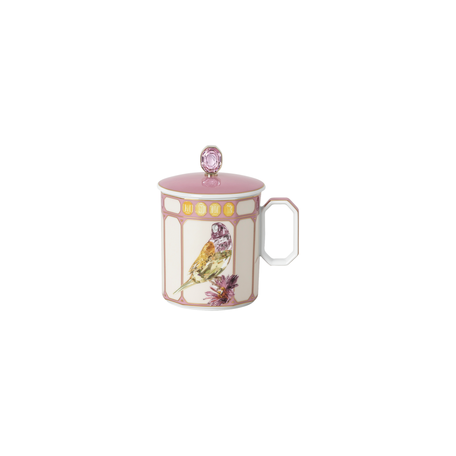 Swarovski x Rosenthal Swarovski IDYLLIA Becher mit Henkel mit Deckel