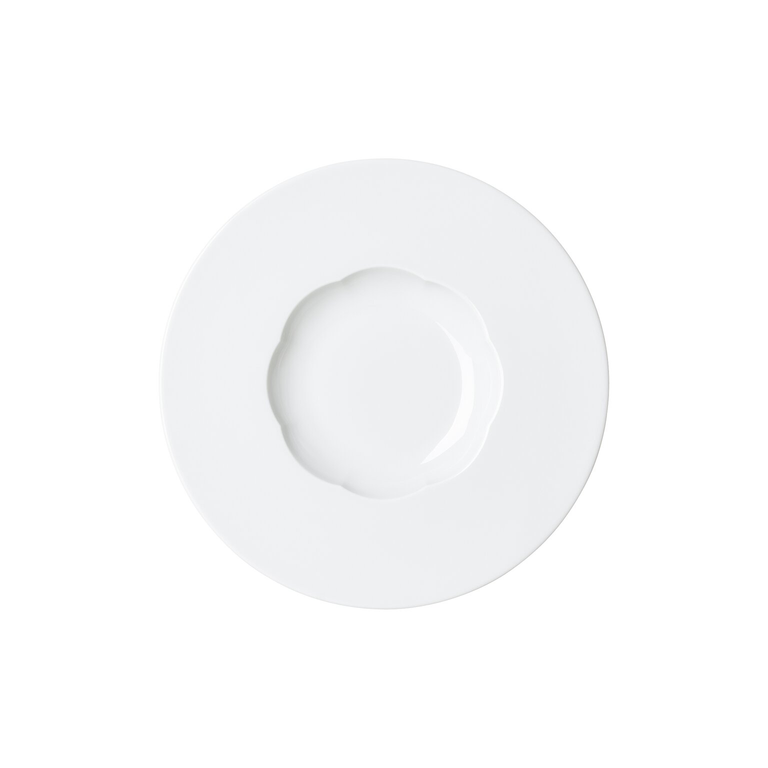 Rosenthal Sonetto Bianco Teller 22 cm tief glänzend