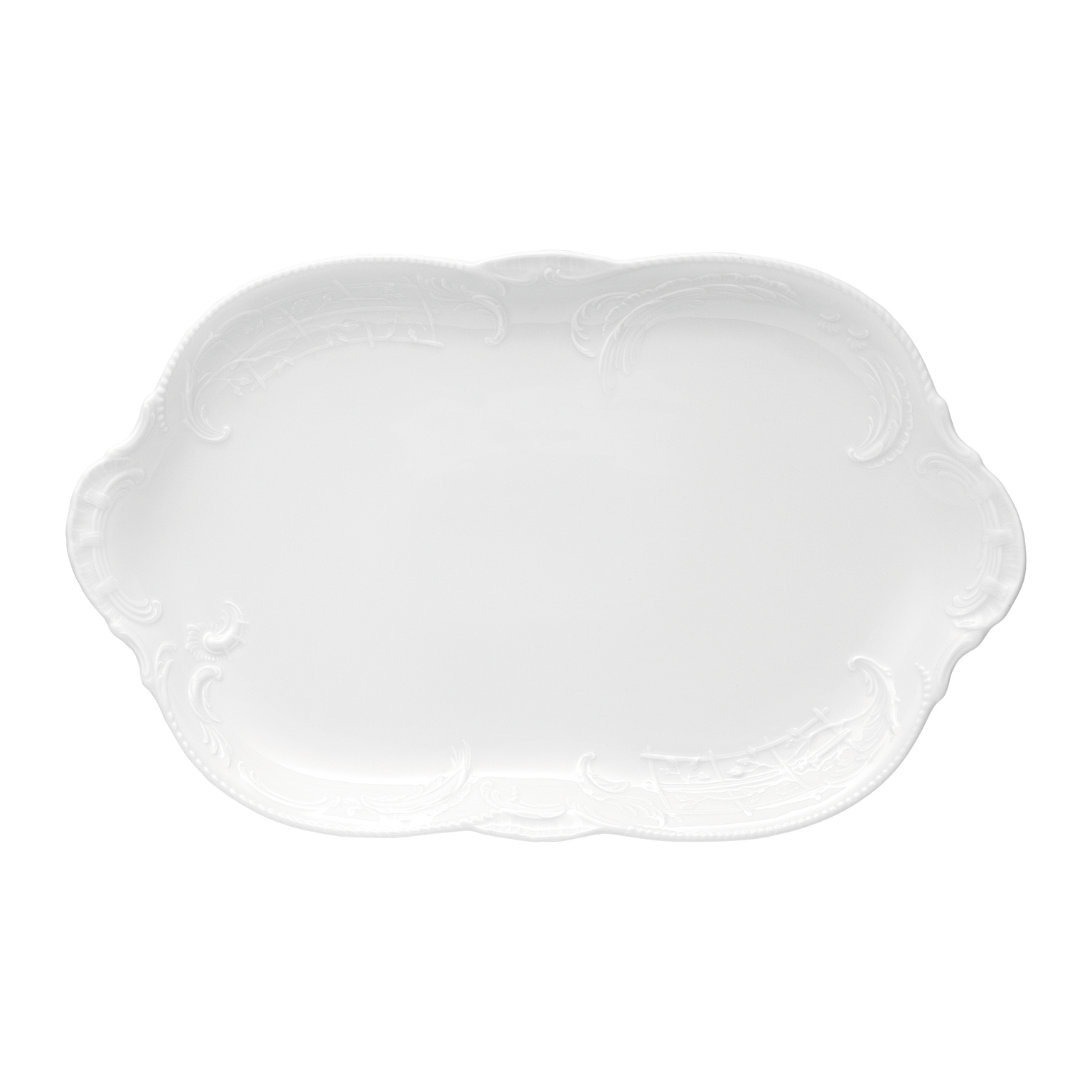 Rosenthal Sanssouci Weiss Weiß Platte 38 cm