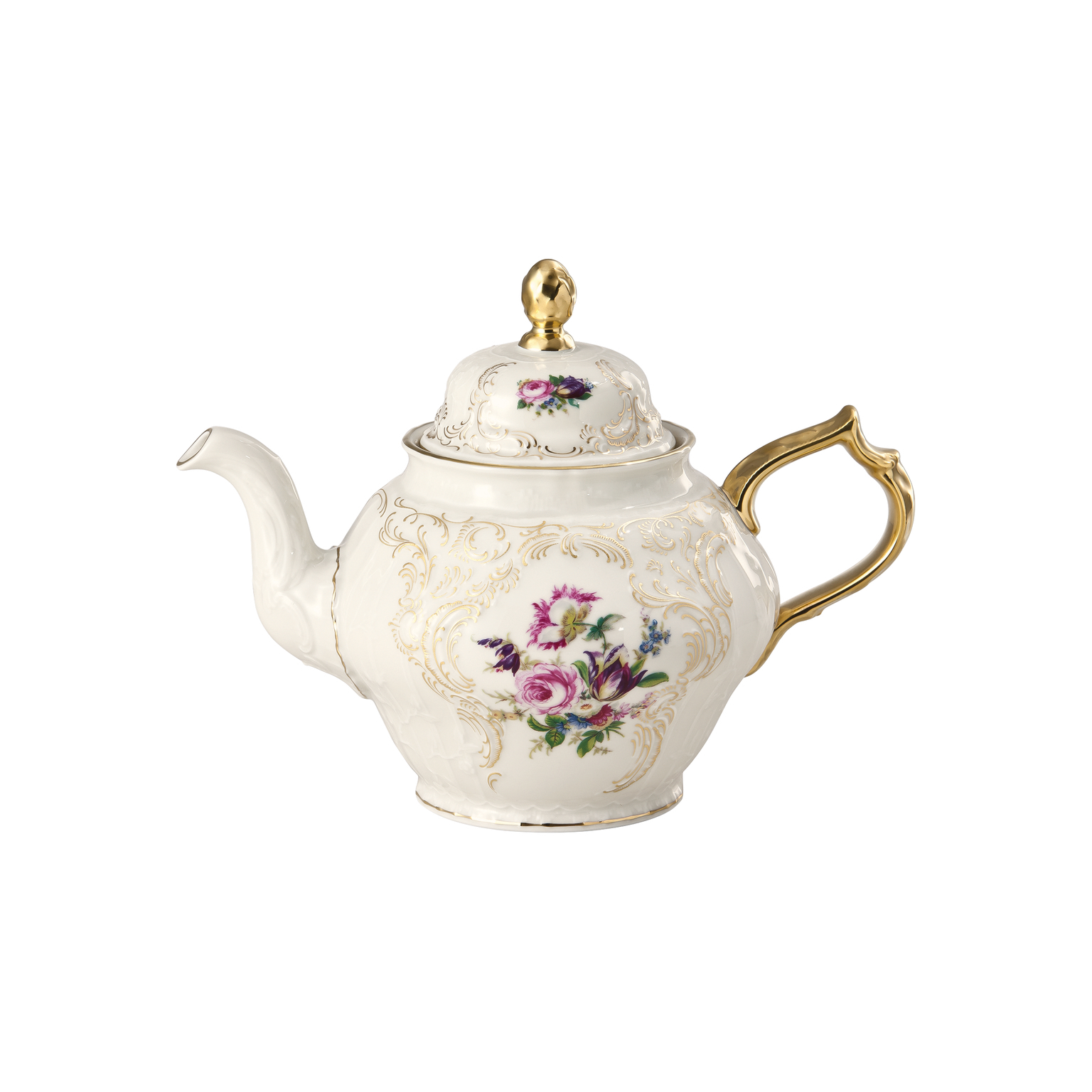 Rosenthal Sanssouci Elfenbein Diplomat Teekanne 12 Pers.