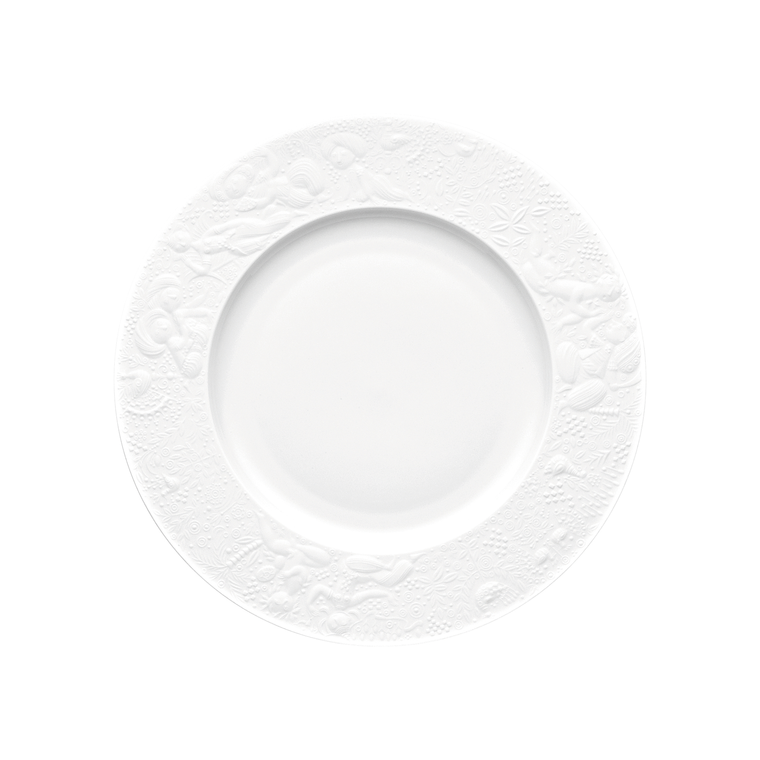 Rosenthal Zauberflöte Weiß Speiseteller 27 cm
