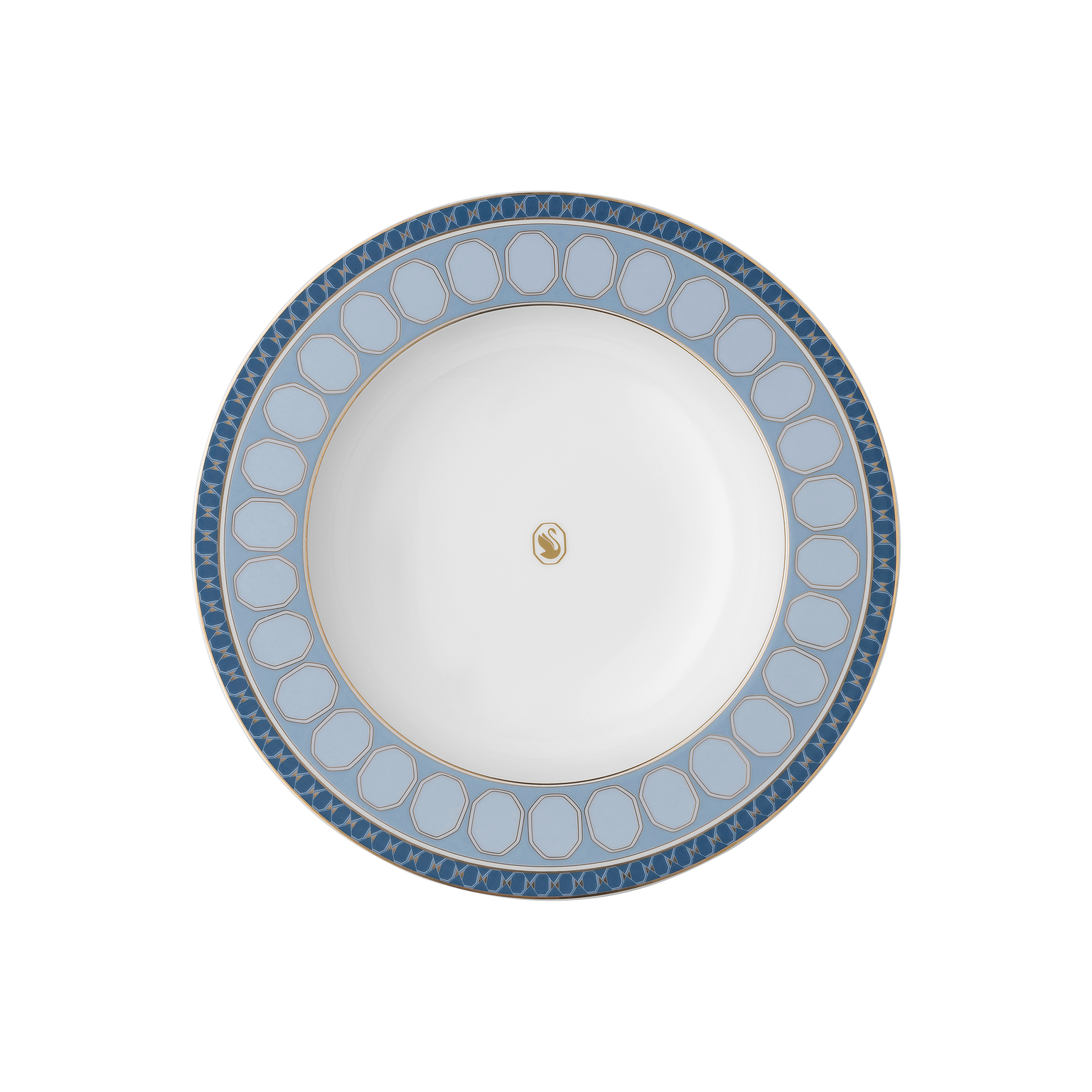 Swarovski x Rosenthal Swarovski SIGNUM Azure Suppenteller 24 cm