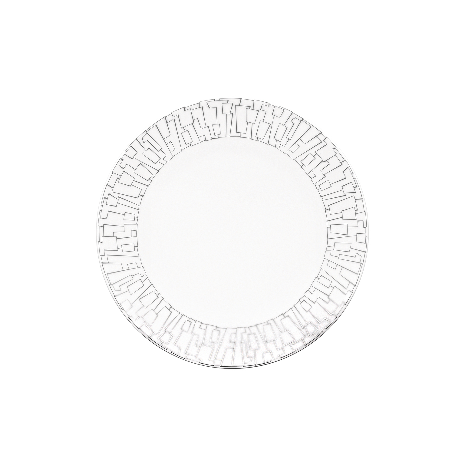 Rosenthal TAC Skin Platin Frühstücksteller 22 cm