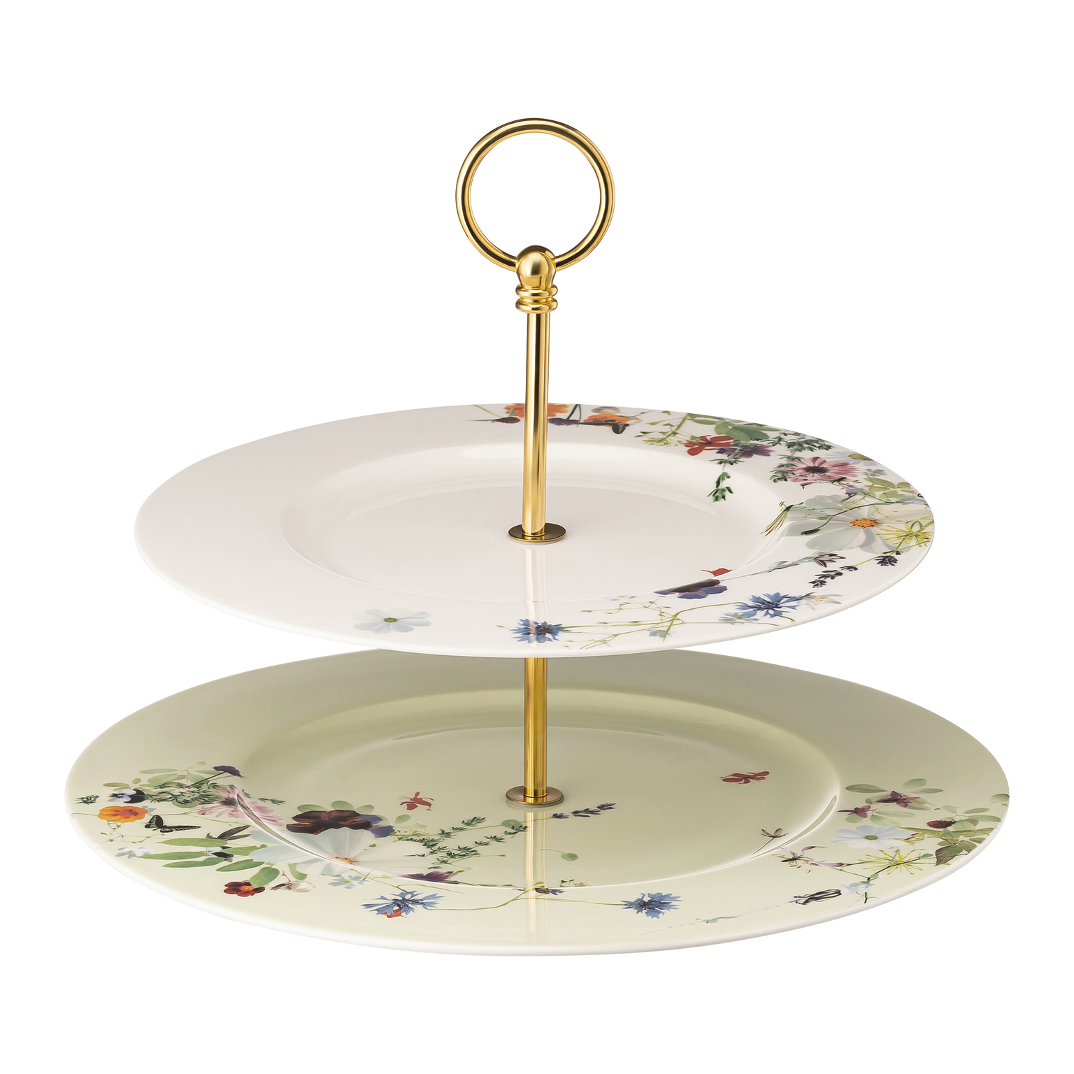 Rosenthal Brillance Bone China Grand Air Etagere 2-tlg. mit Fahnentellern