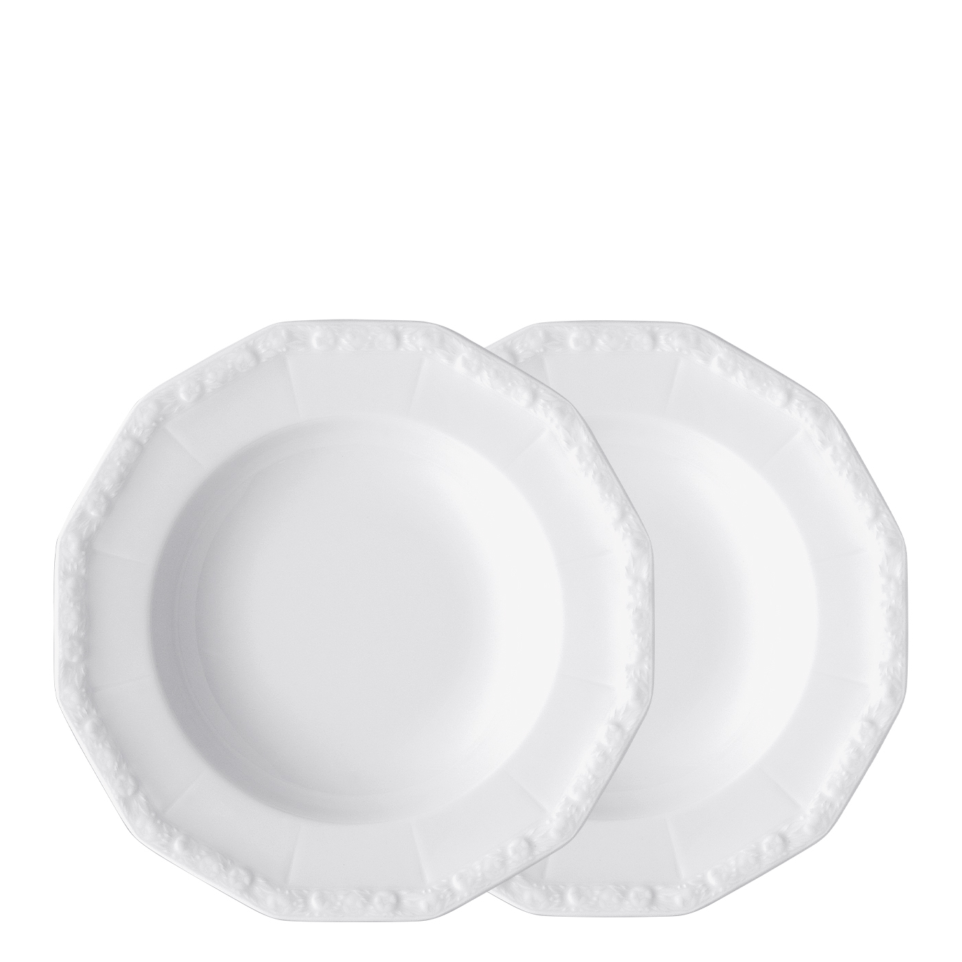 Rosenthal Maria Weiß Set 2 Suppenteller 23 cm