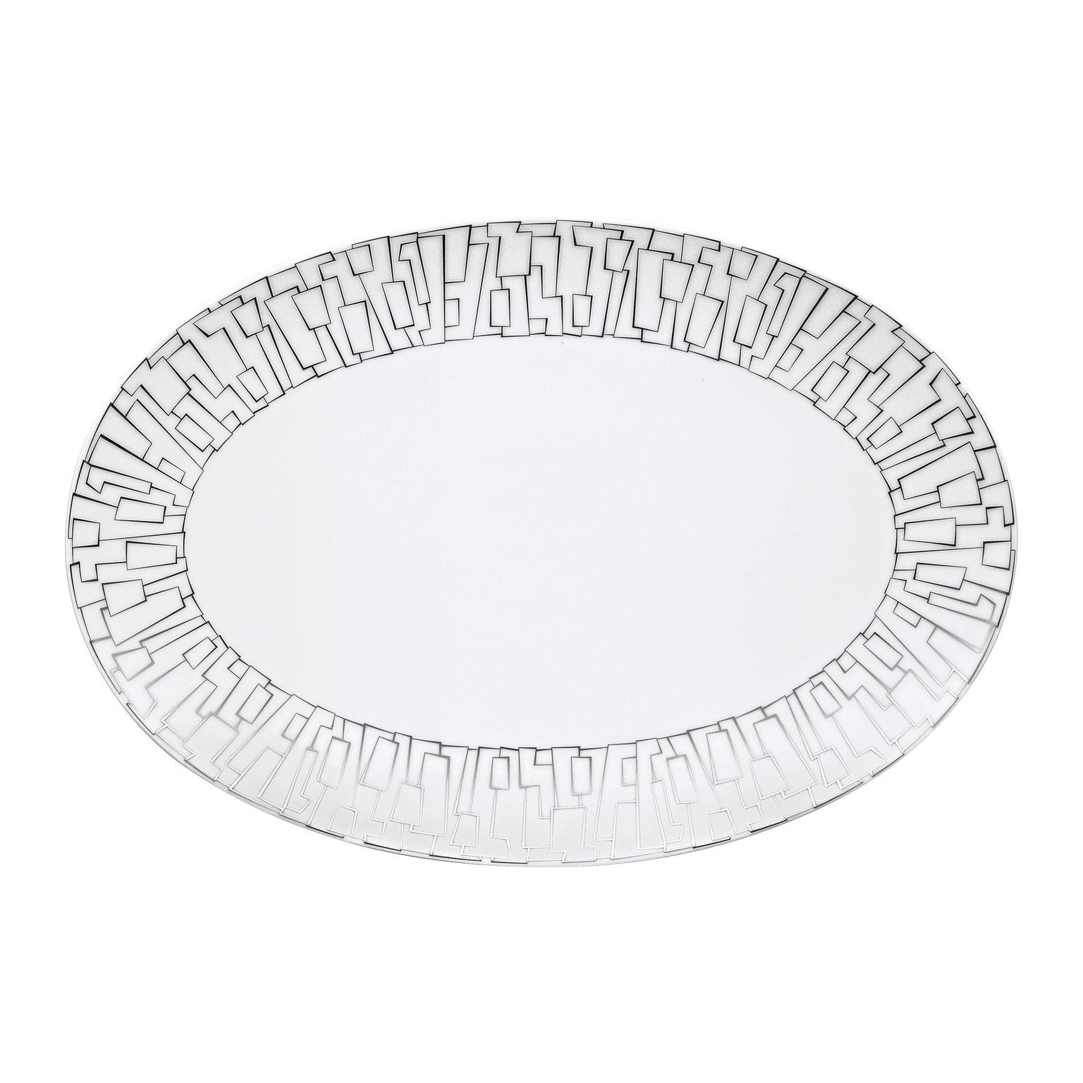Rosenthal TAC Skin Platin Platte 34 cm