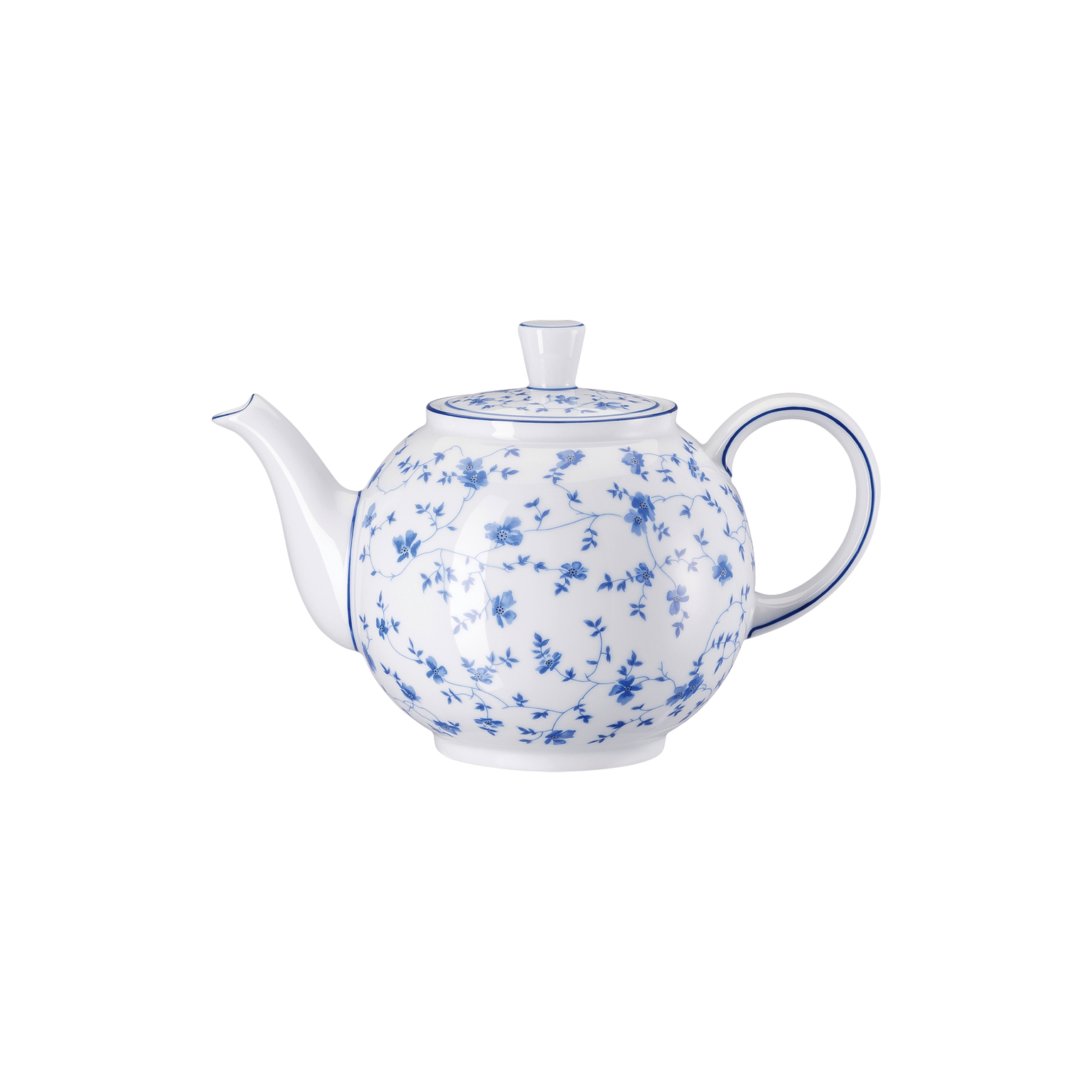 Rosenthal Form 1382 Blaublüten Teekanne 6 Pers.