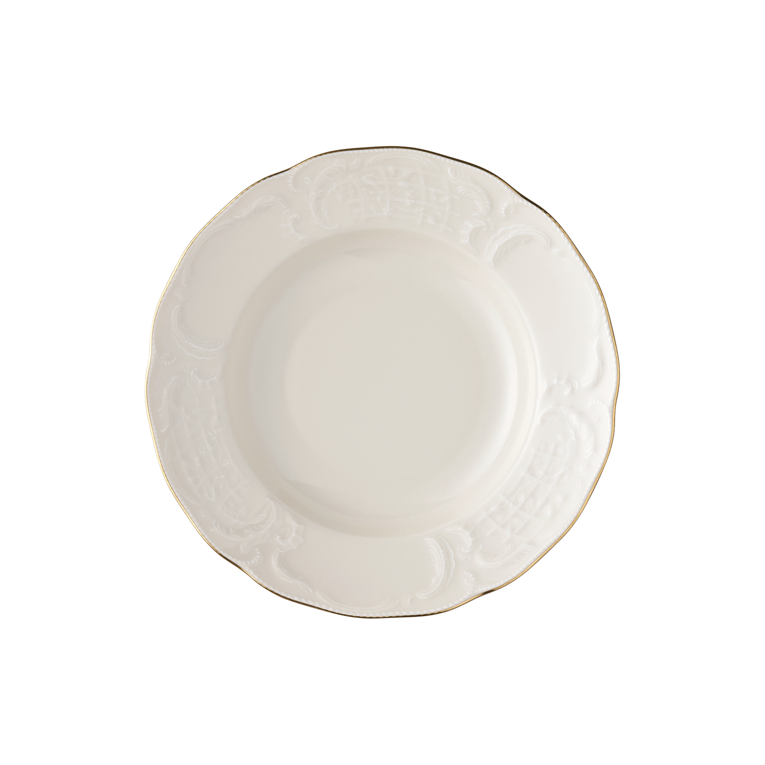 Rosenthal Sanssouci Elfenbein Gold Suppenteller 23 cm