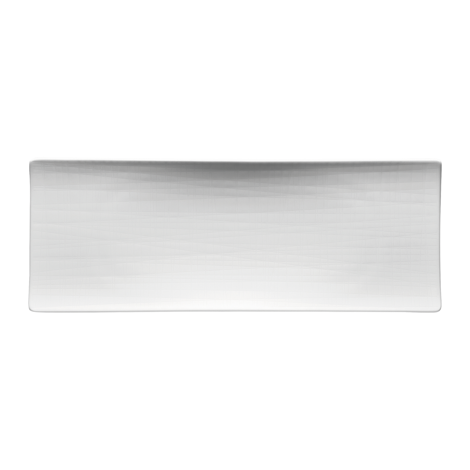 Rosenthal Mesh Weiß Platte 34 x 13 cm flach
