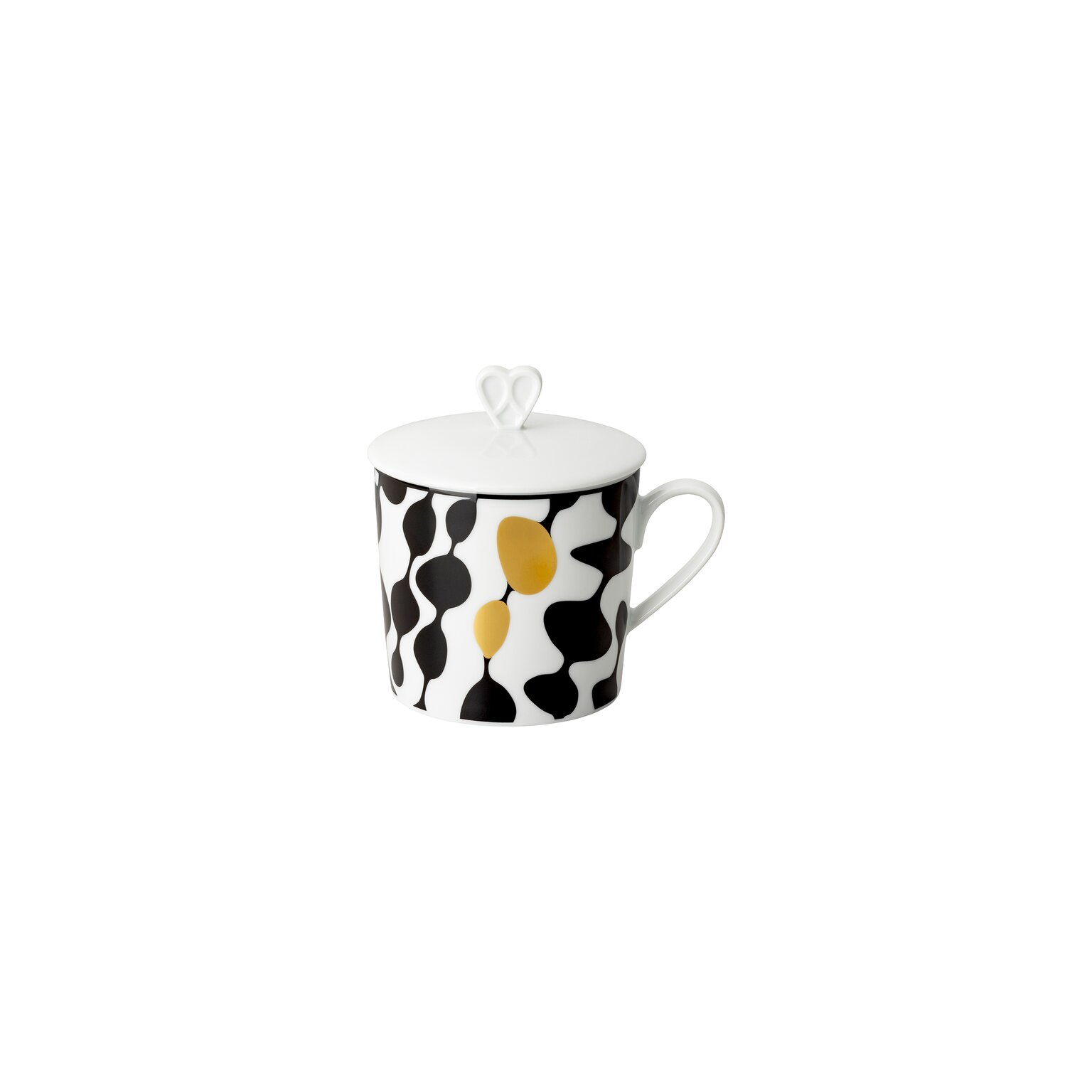 Rosenthal Home Monochrome Becher mit Henkel mit Deckel
