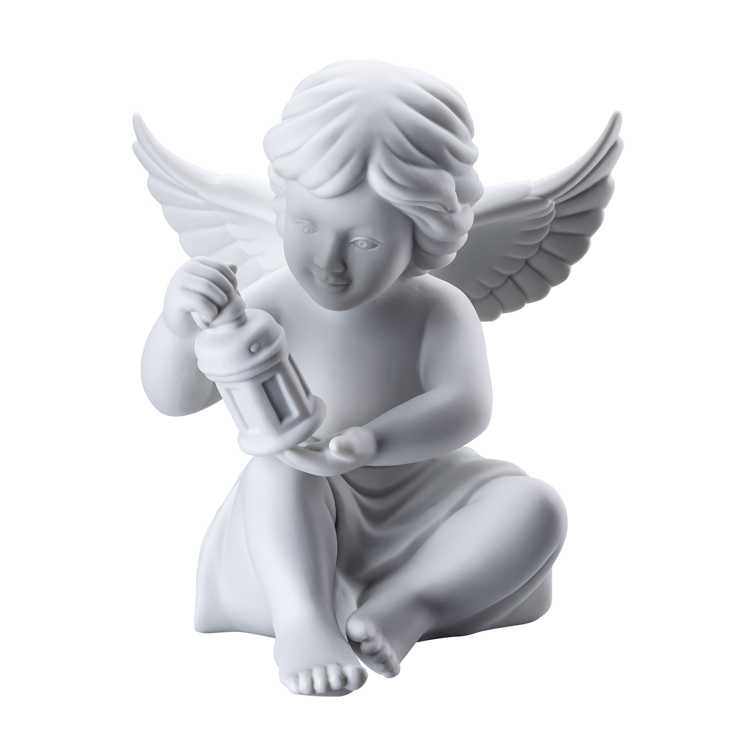 Rosenthal Angels Weiss Matt Engel mit Laterne