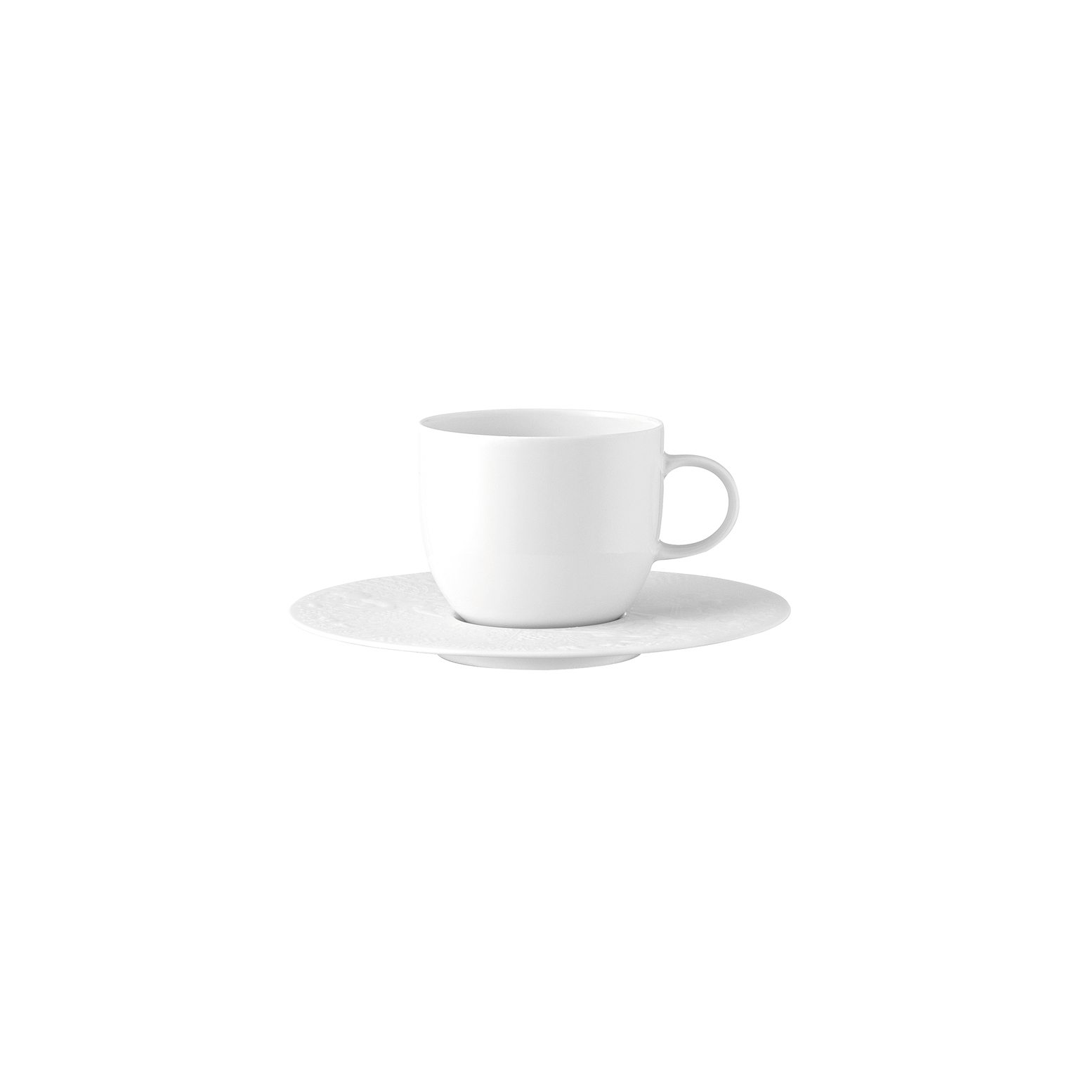 Rosenthal Zauberflöte Weiß Kaffeetasse 2-tlg.