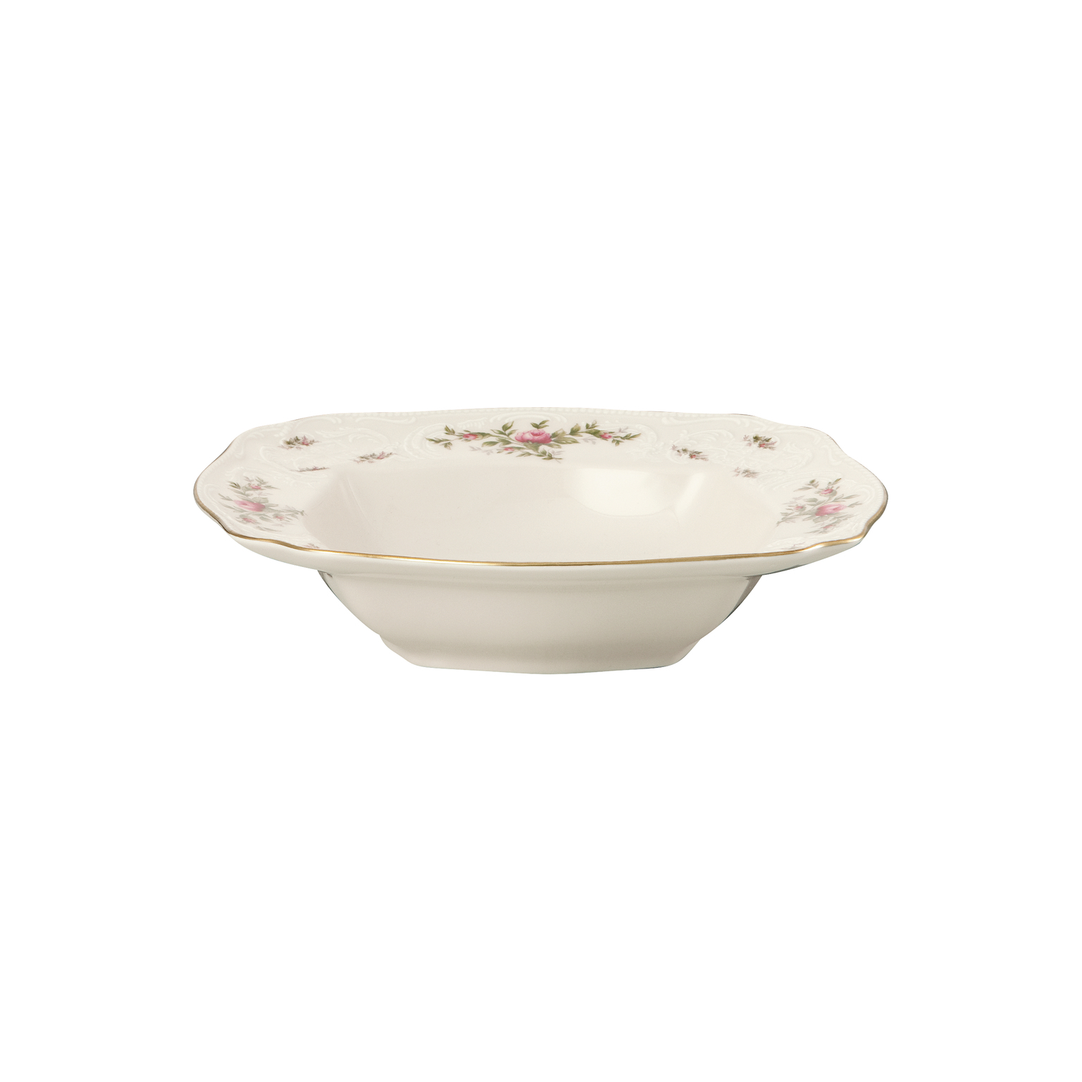 Rosenthal Sanssouci Elfenbein Moosrose neu Poliergold Ramona Schüssel klein