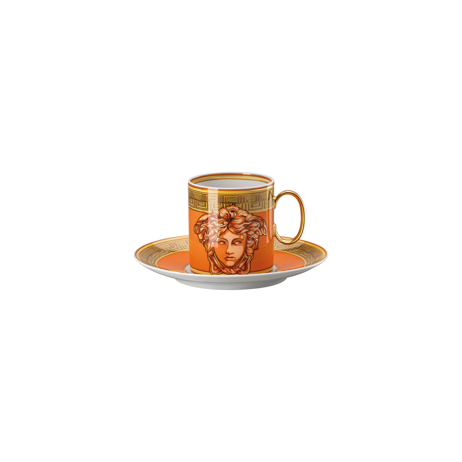 Versace Medusa Amplified Orange Coin Kaffeetasse 2-tlg.