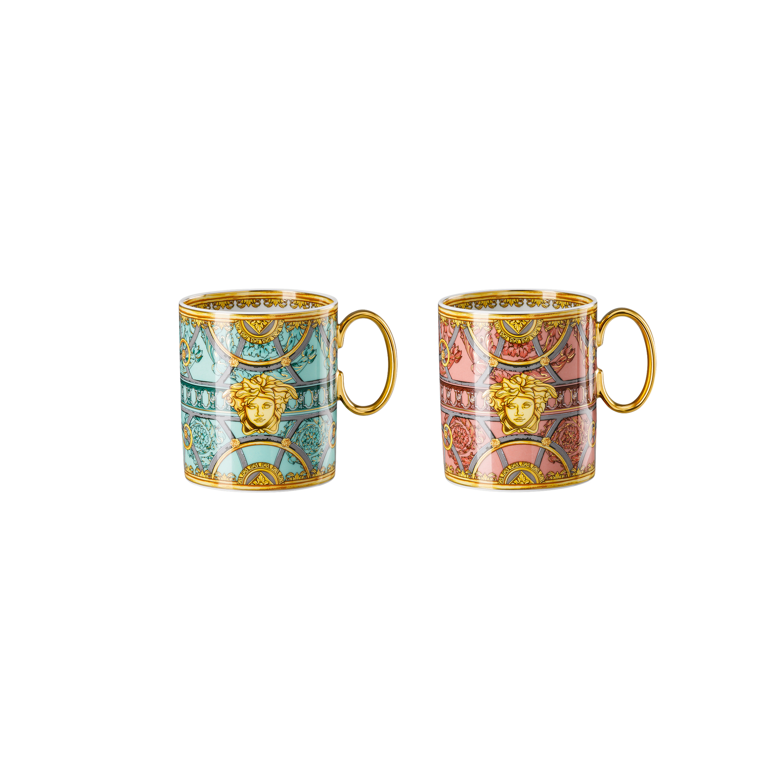 Versace Porcelain Mug Sets La Scala del Palazzo Mix Set 2 Becher mit Henkel