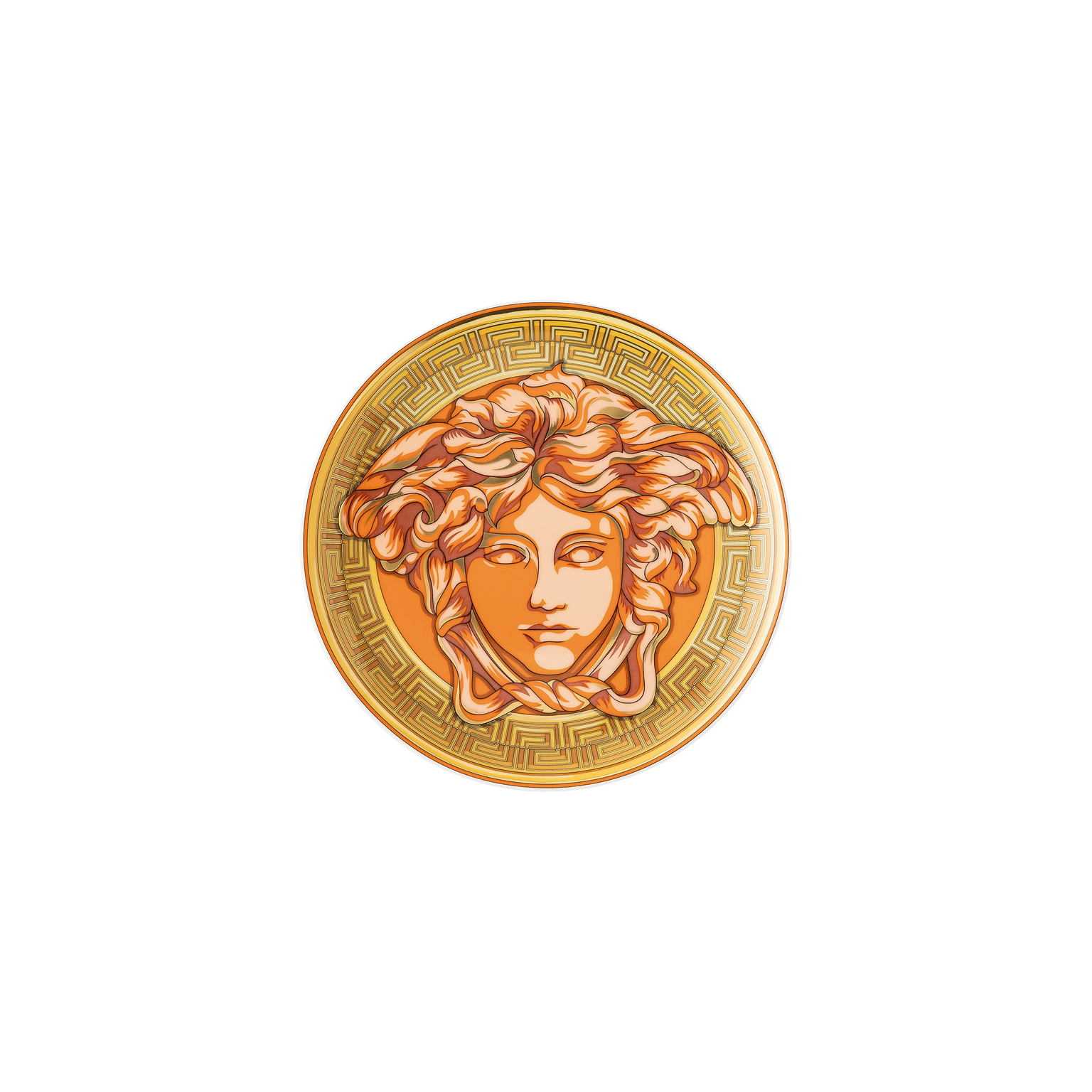 Versace Medusa Amplified Orange Coin Brotteller 17 cm