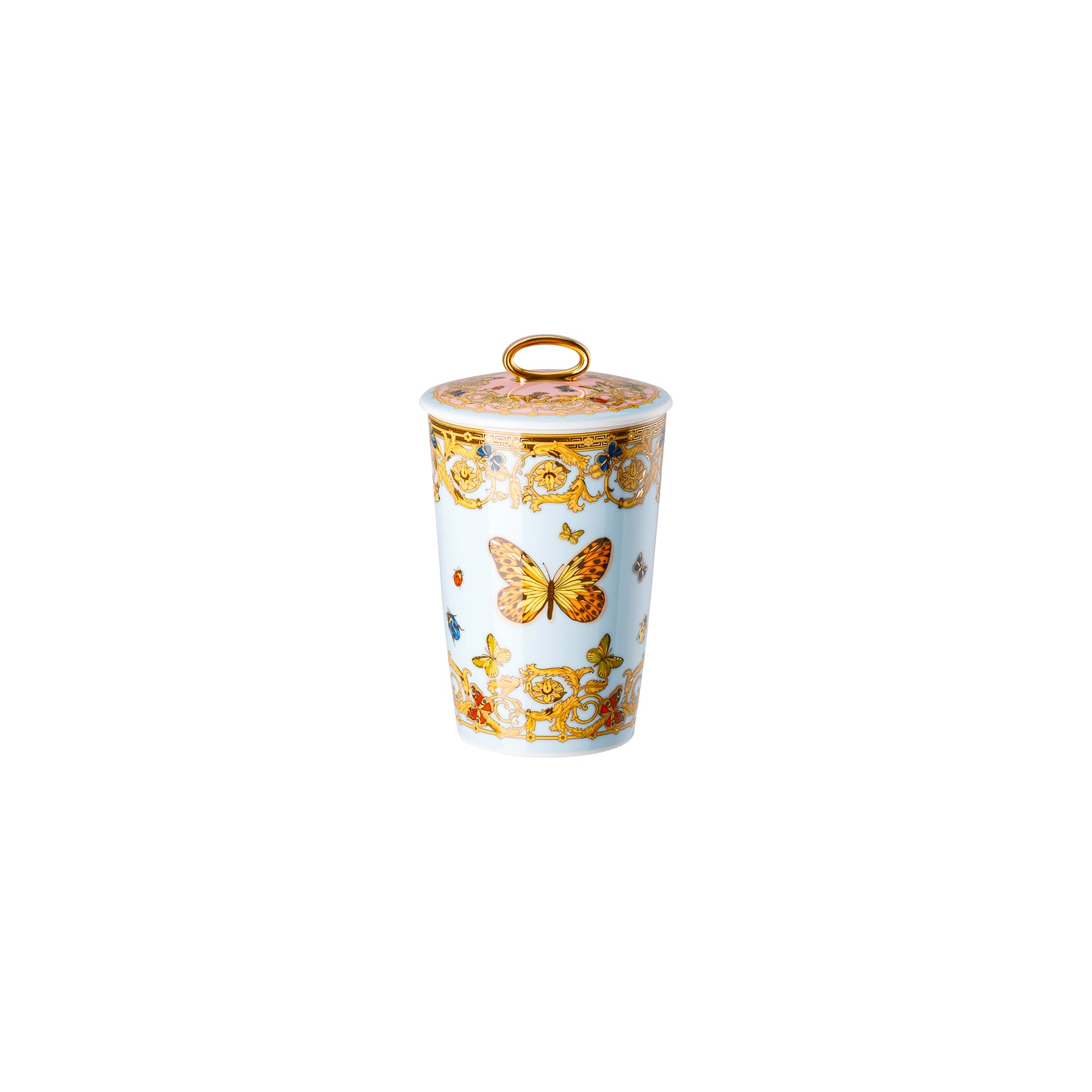Versace Le Jardin de Versace Tischlicht 2-tlg. mit Duftwachs