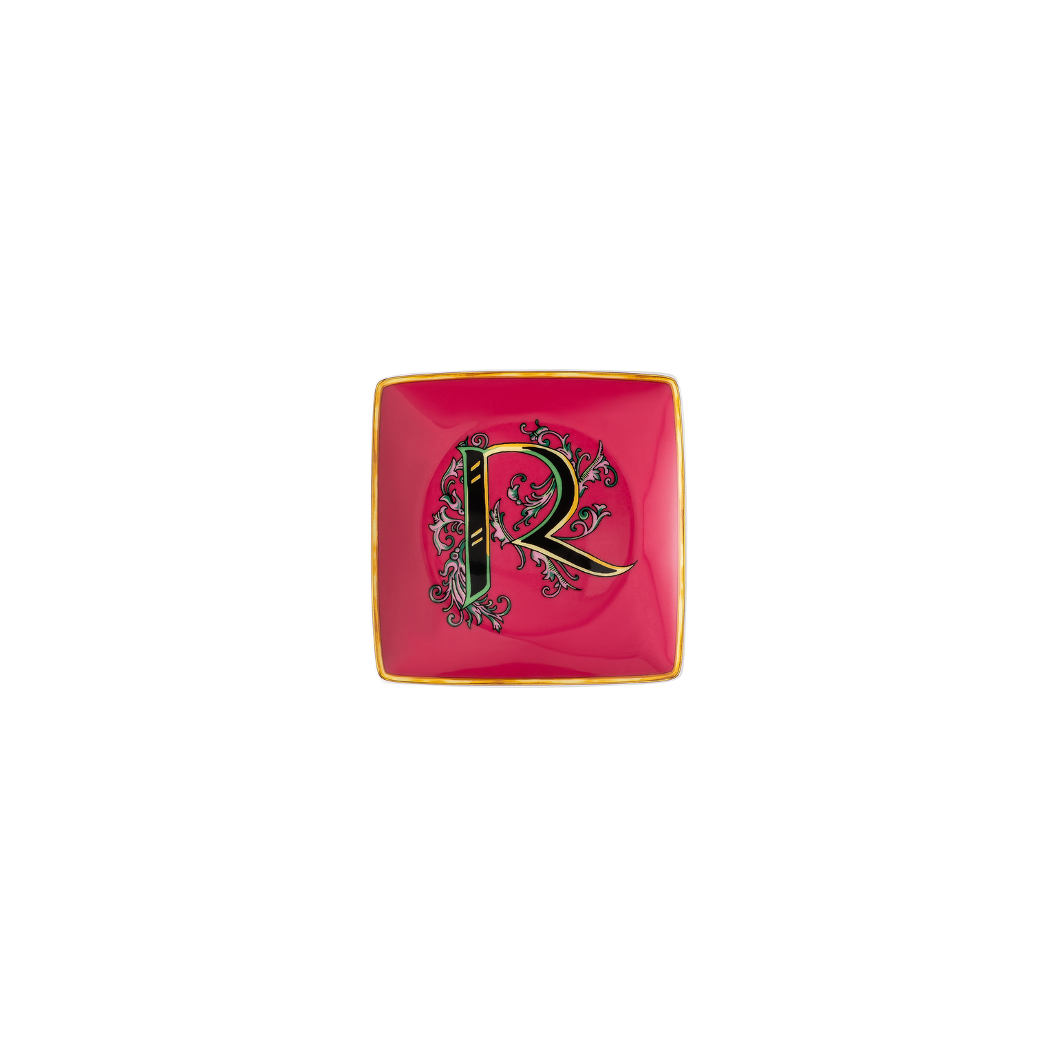 Versace Alphabet Schälchen 12 cm quadr. flach