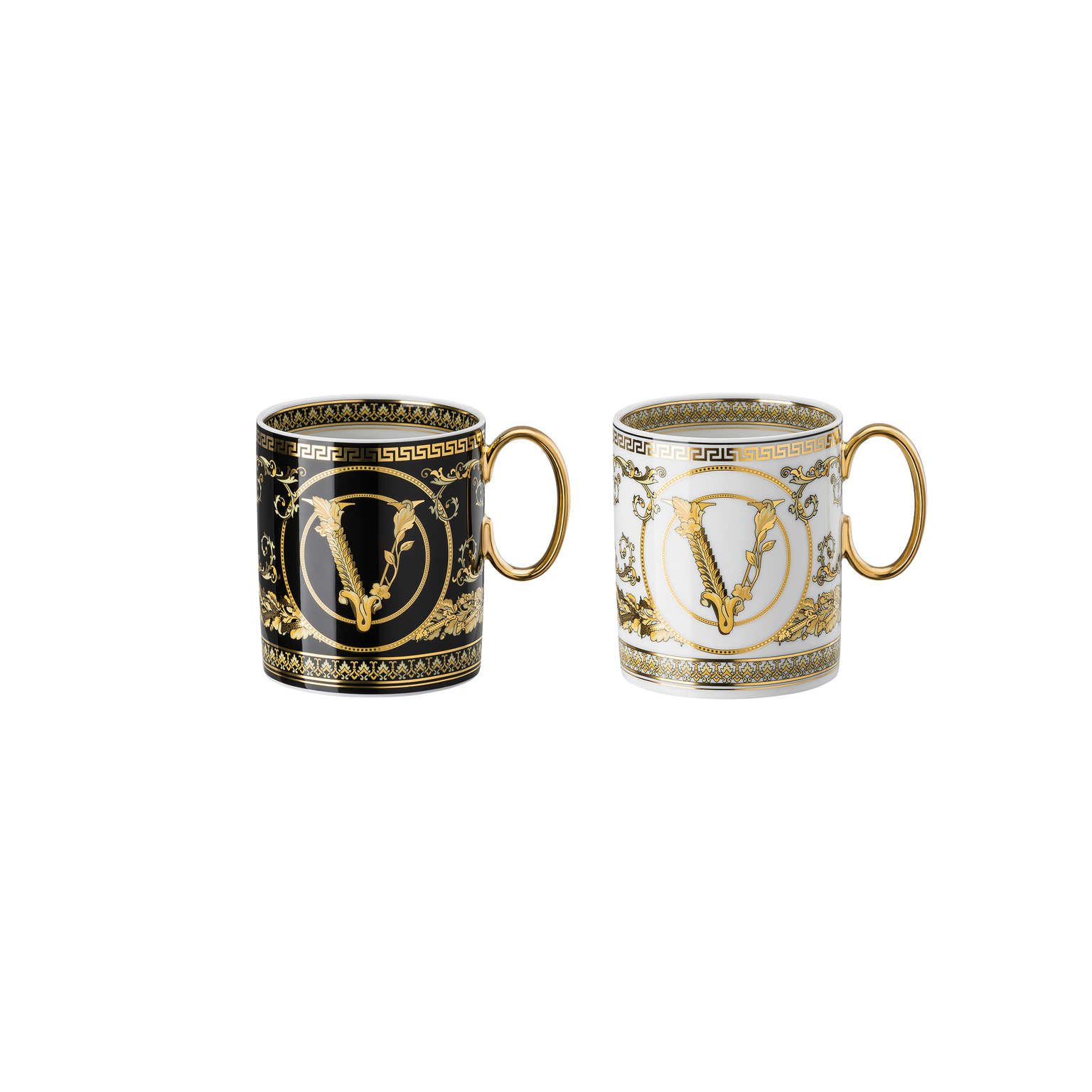 Versace Porcelain Mug Sets Virtus Gala Mix Set 2 Becher mit Henkel