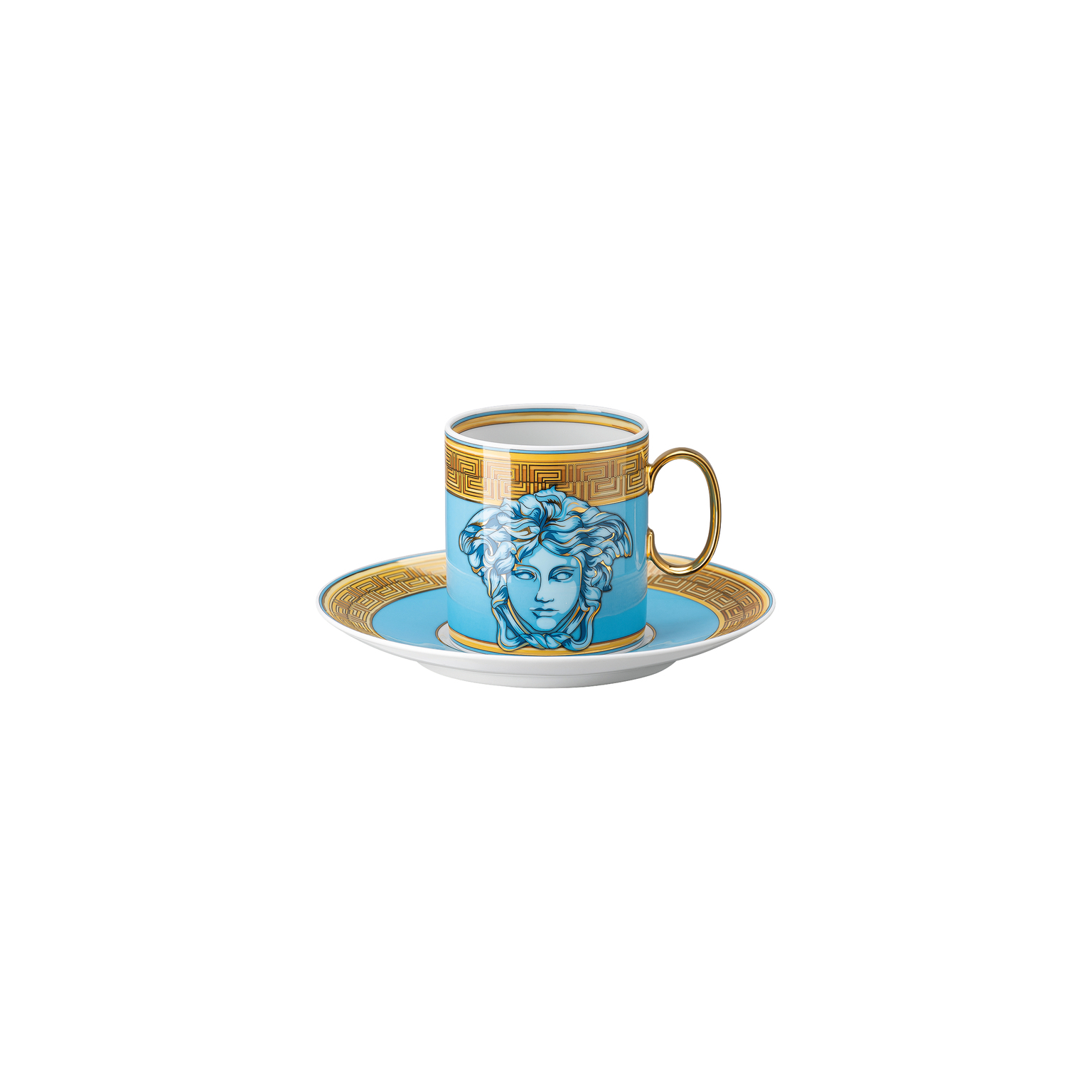 Versace Medusa Amplified Blue Coin Kaffeetasse 2-tlg.
