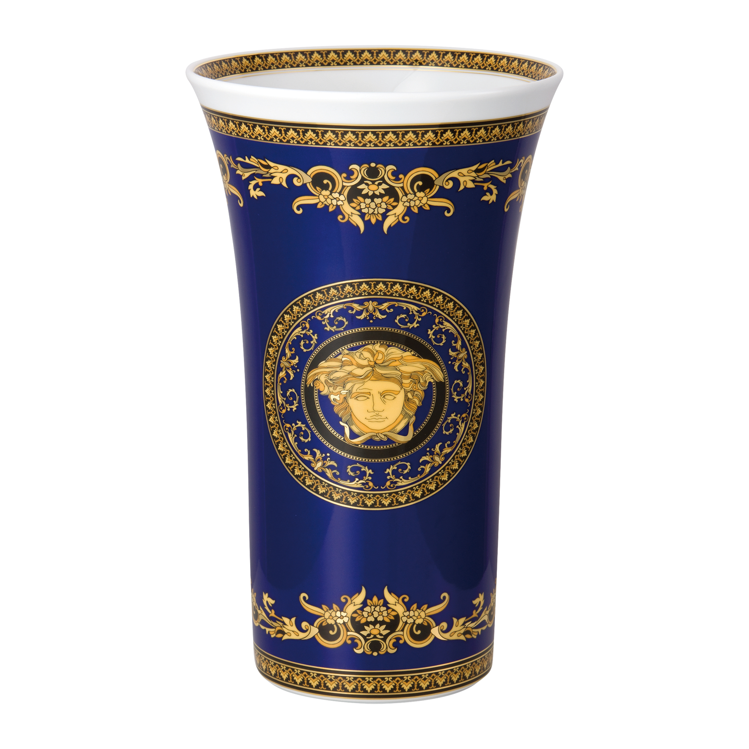 Versace Medusa Blue Vase 34 cm