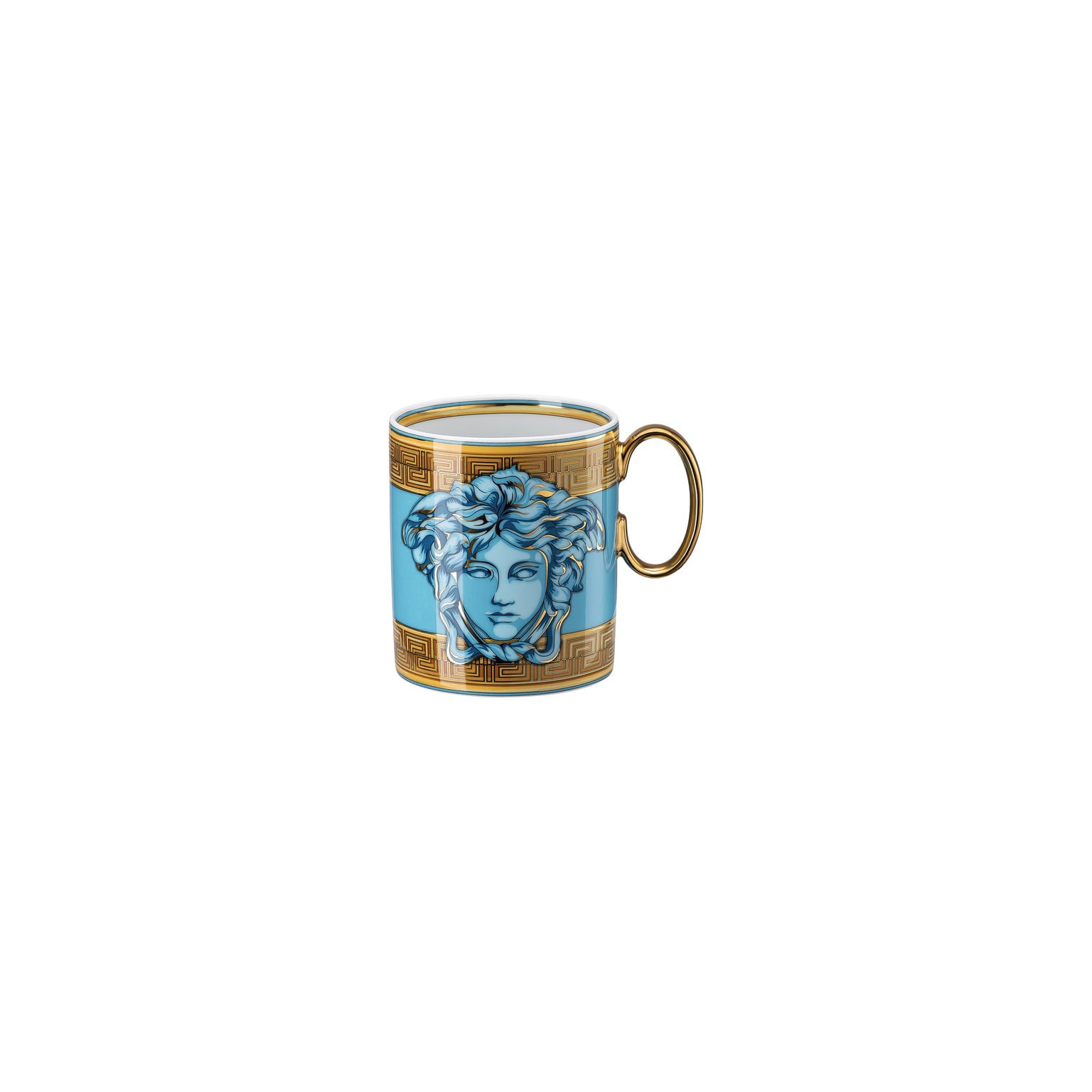 Versace Medusa Amplified Blue Coin Becher mit Henkel