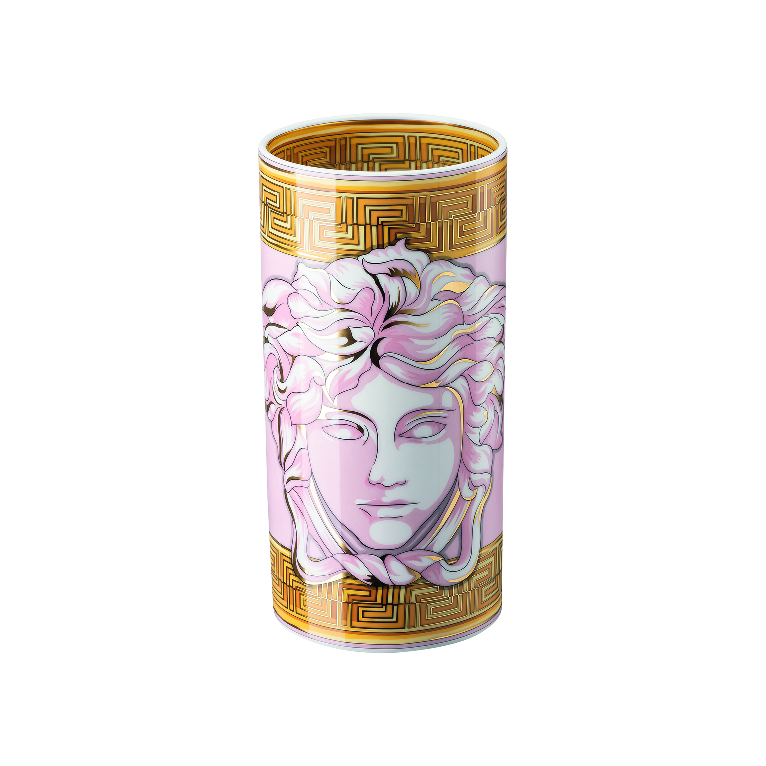 Versace Medusa Amplified Pink Coin Vase 24 cm