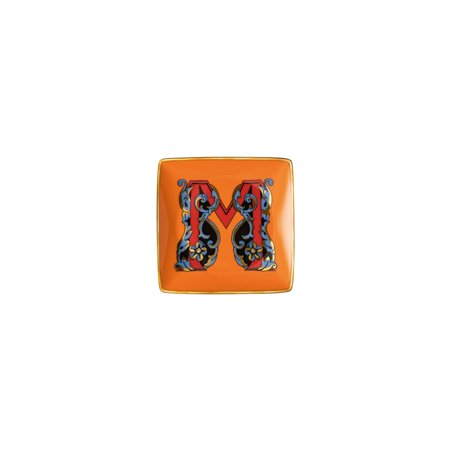 Versace Alphabet Schälchen 12 cm quadr. flach