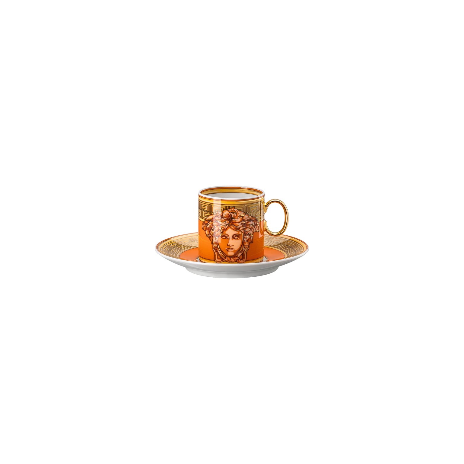Versace Medusa Amplified Orange Coin Espressotasse 2-tlg.