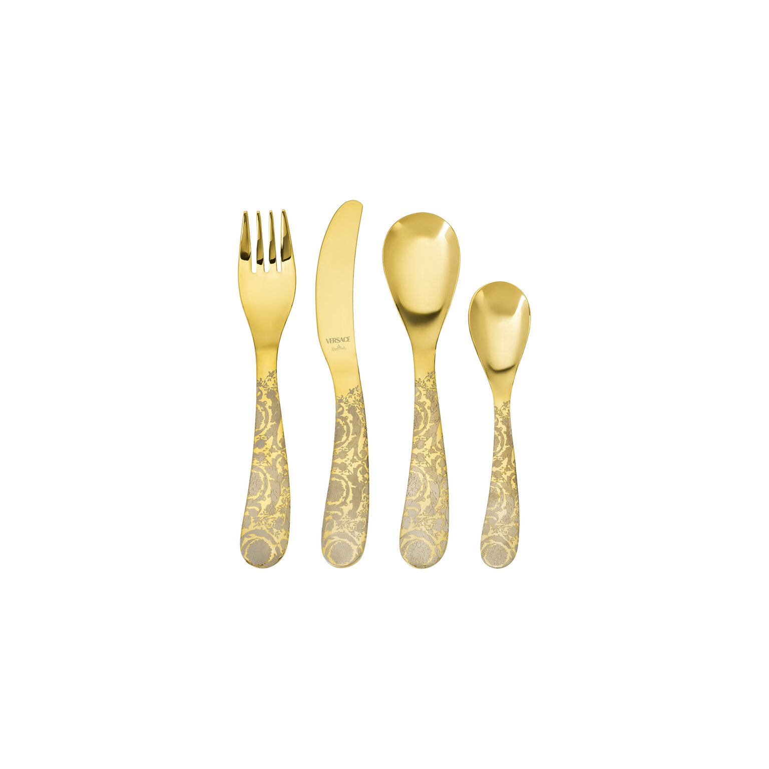 Versace Kids Barocco Gold Kinderbesteck 4-tlg.