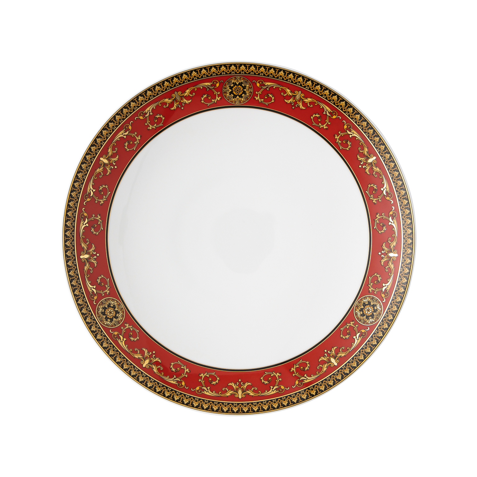 Versace Medusa Red Gourmetteller 28 cm