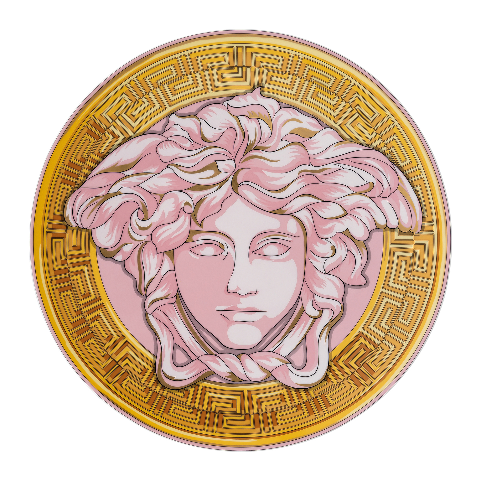 Versace Medusa Amplified Pink Coin Platzteller 33 cm