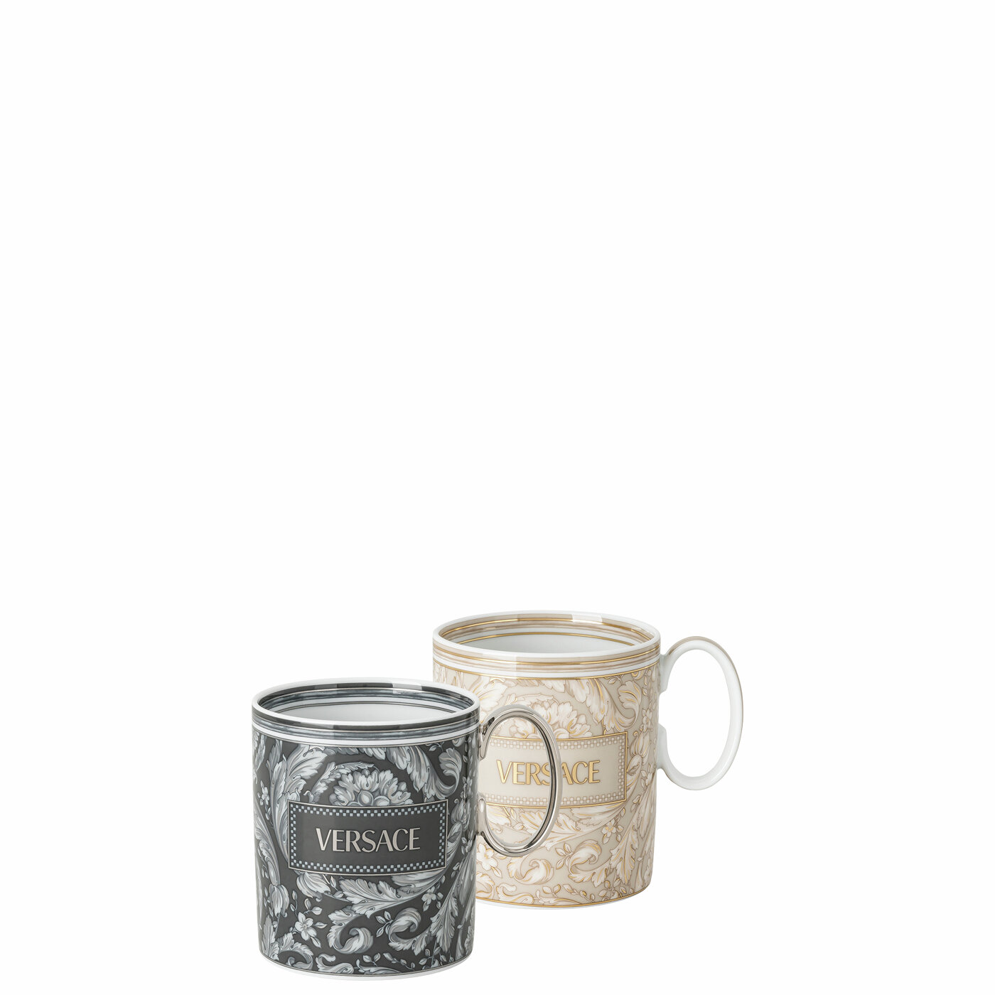 Versace Barocco Haze+Beige Set 2 Becher mit Henkel