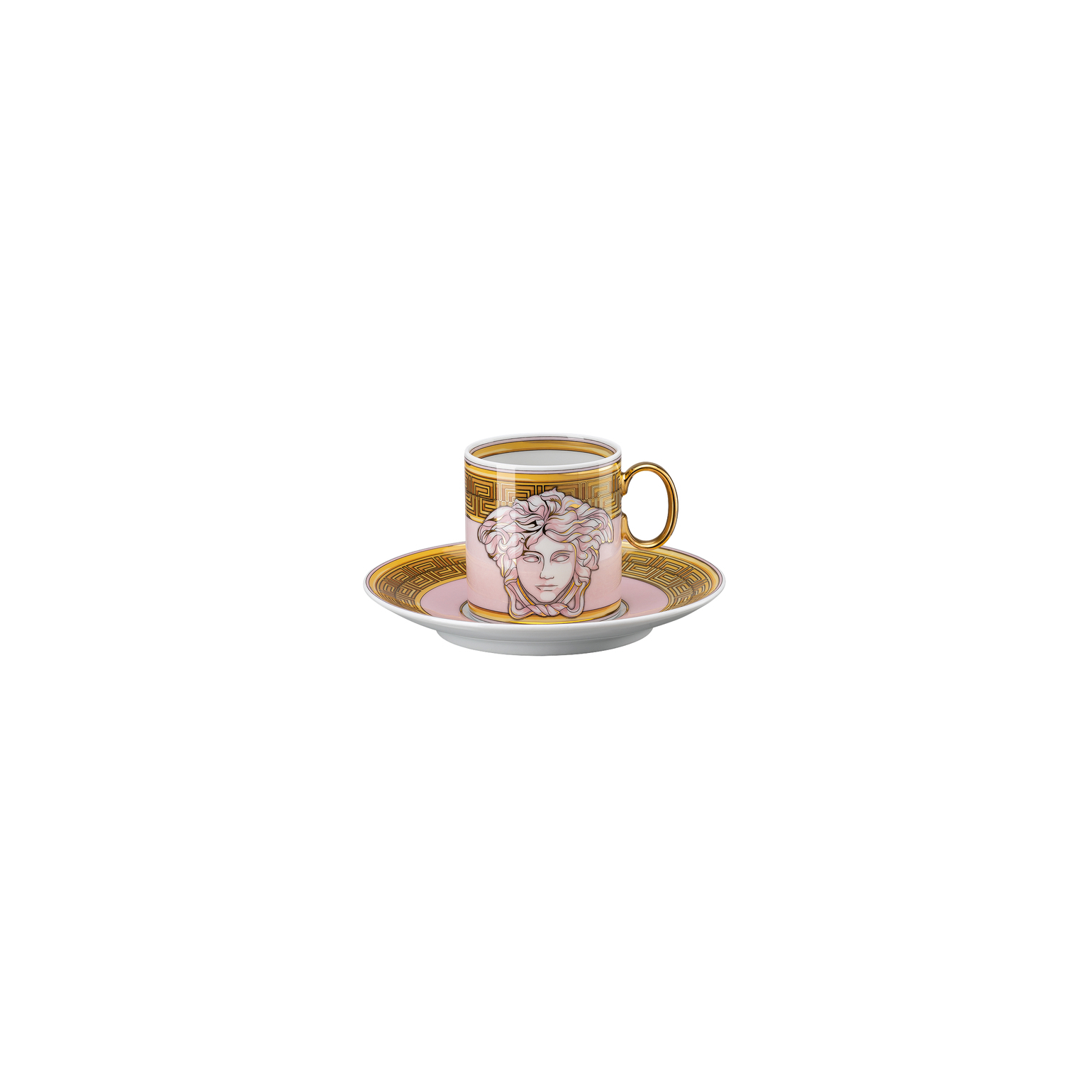 Versace Medusa Amplified Pink Coin Espressotasse 2-tlg.