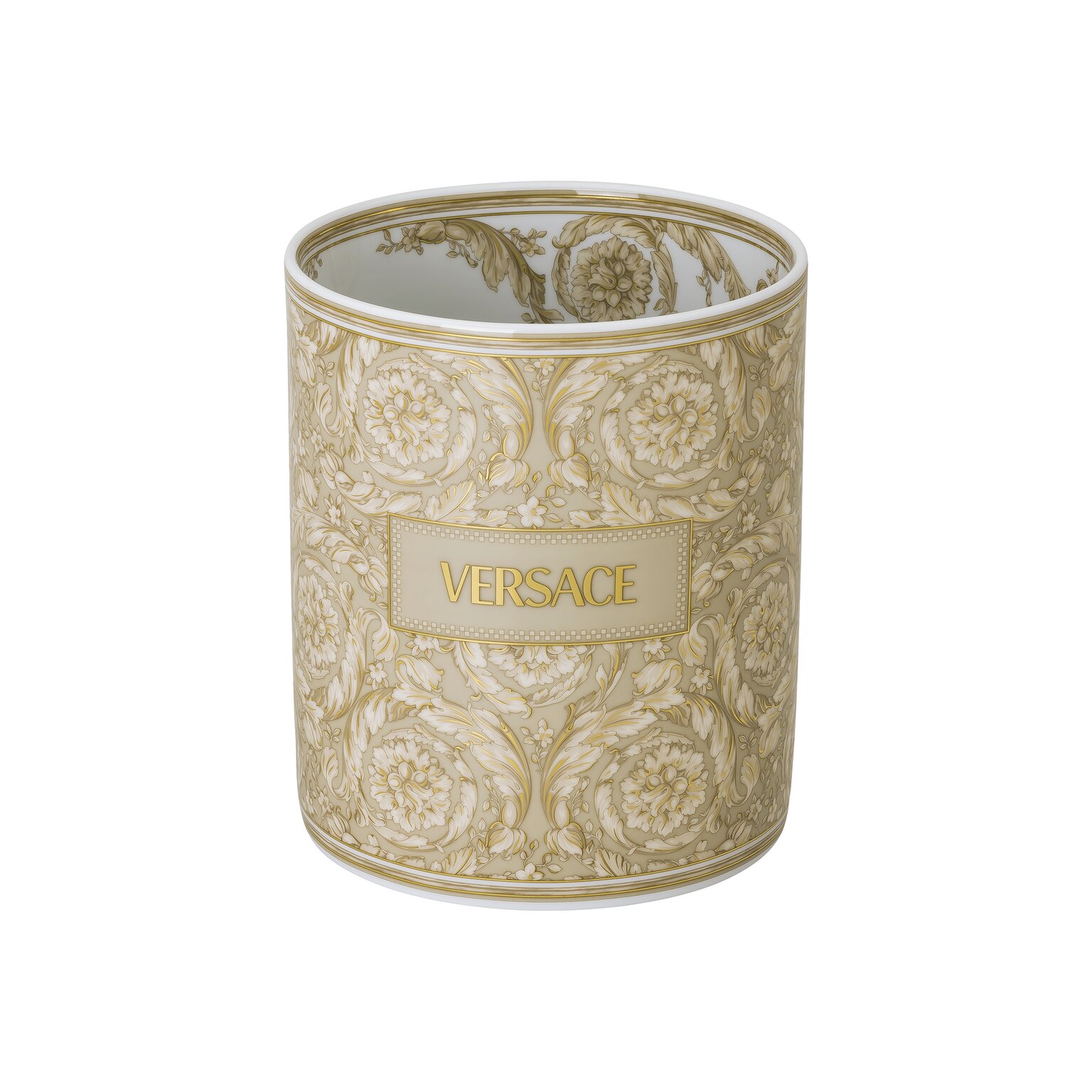 Versace Barocco Beige Vase 18 cm