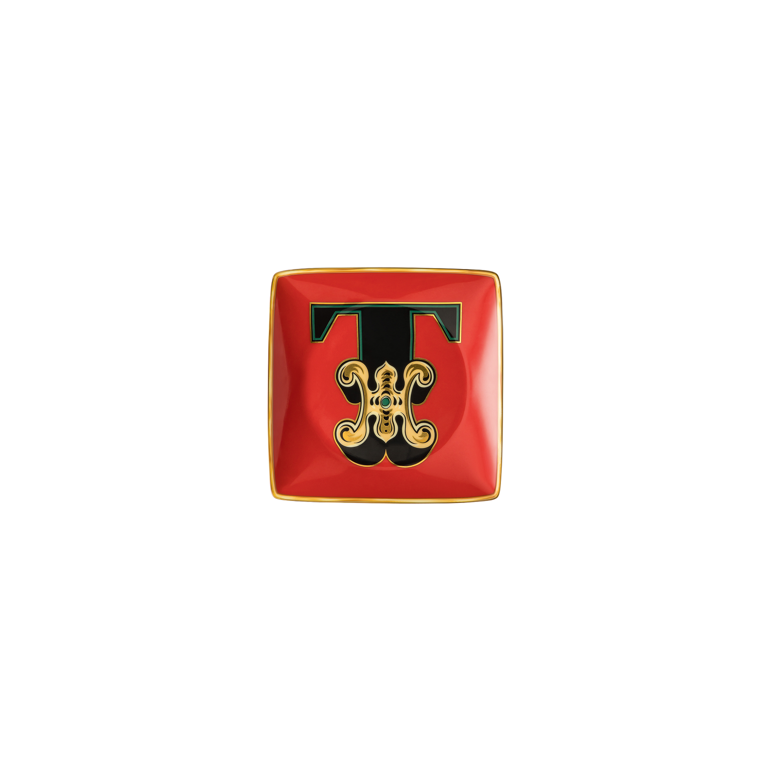Versace Alphabet Schälchen 12 cm quadr. flach