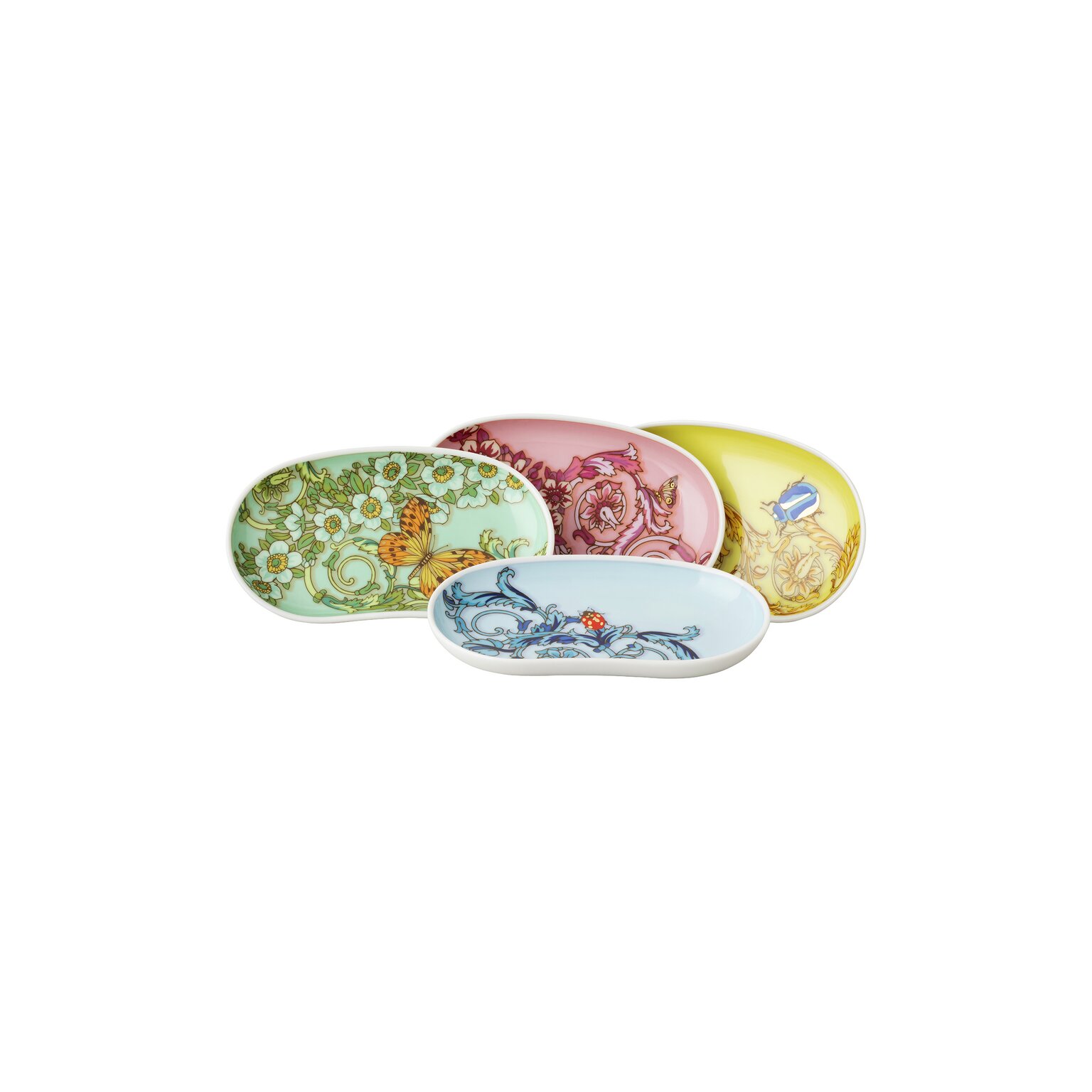 Versace 30 Years Le Jardin de Versace Set 4 Schälchen 11 x 7 cm