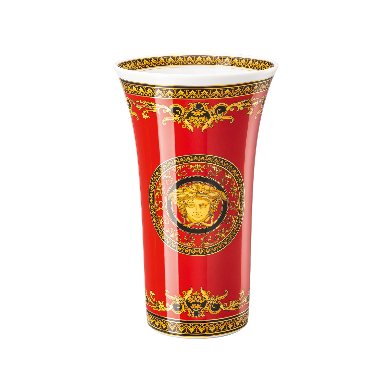 Versace Medusa Red Vase 26 cm
