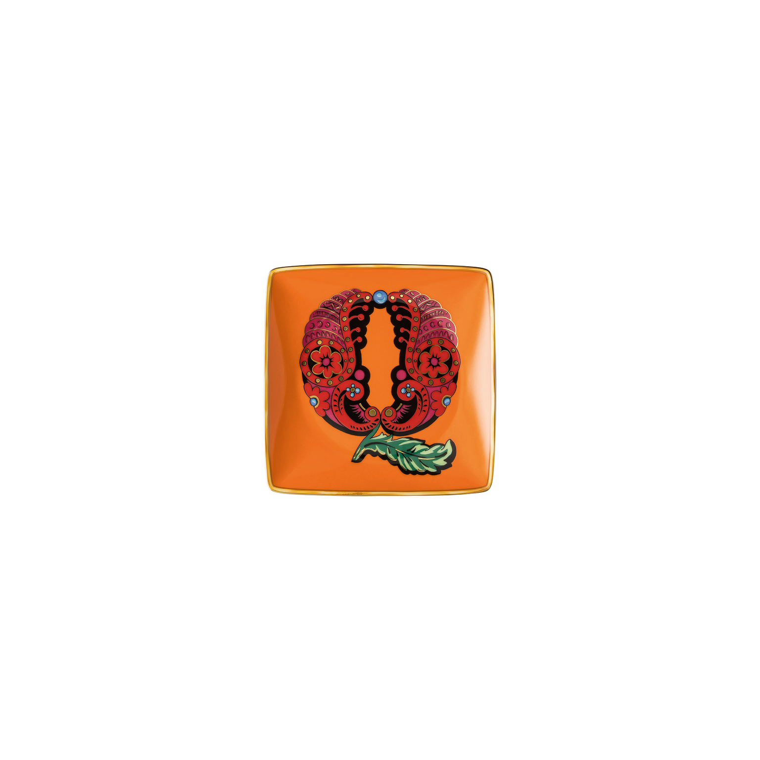 Versace Alphabet Schälchen 12 cm quadr. flach