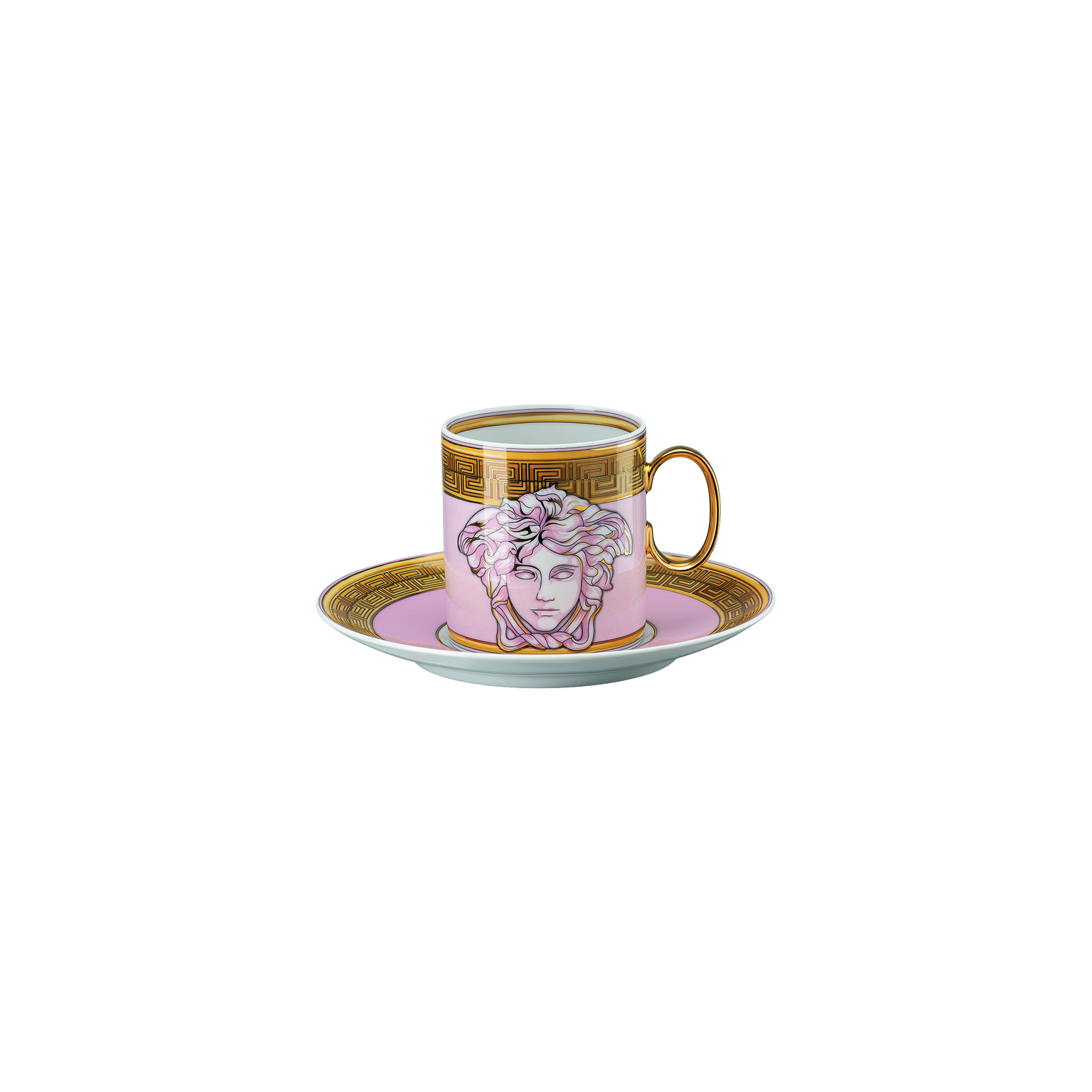Versace Medusa Amplified Pink Coin Kaffeetasse 2-tlg.