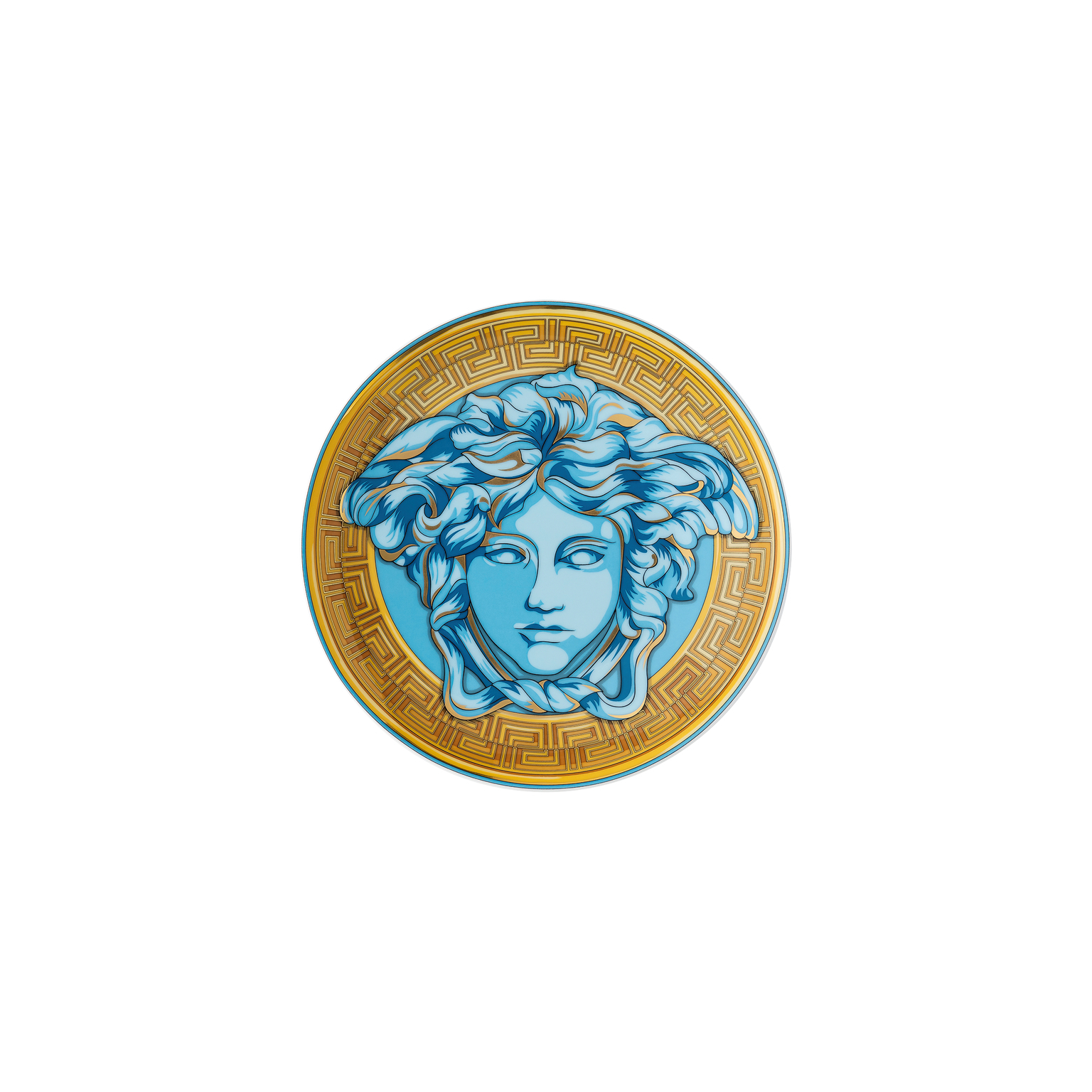 Versace Medusa Amplified Blue Coin Brotteller 17 cm
